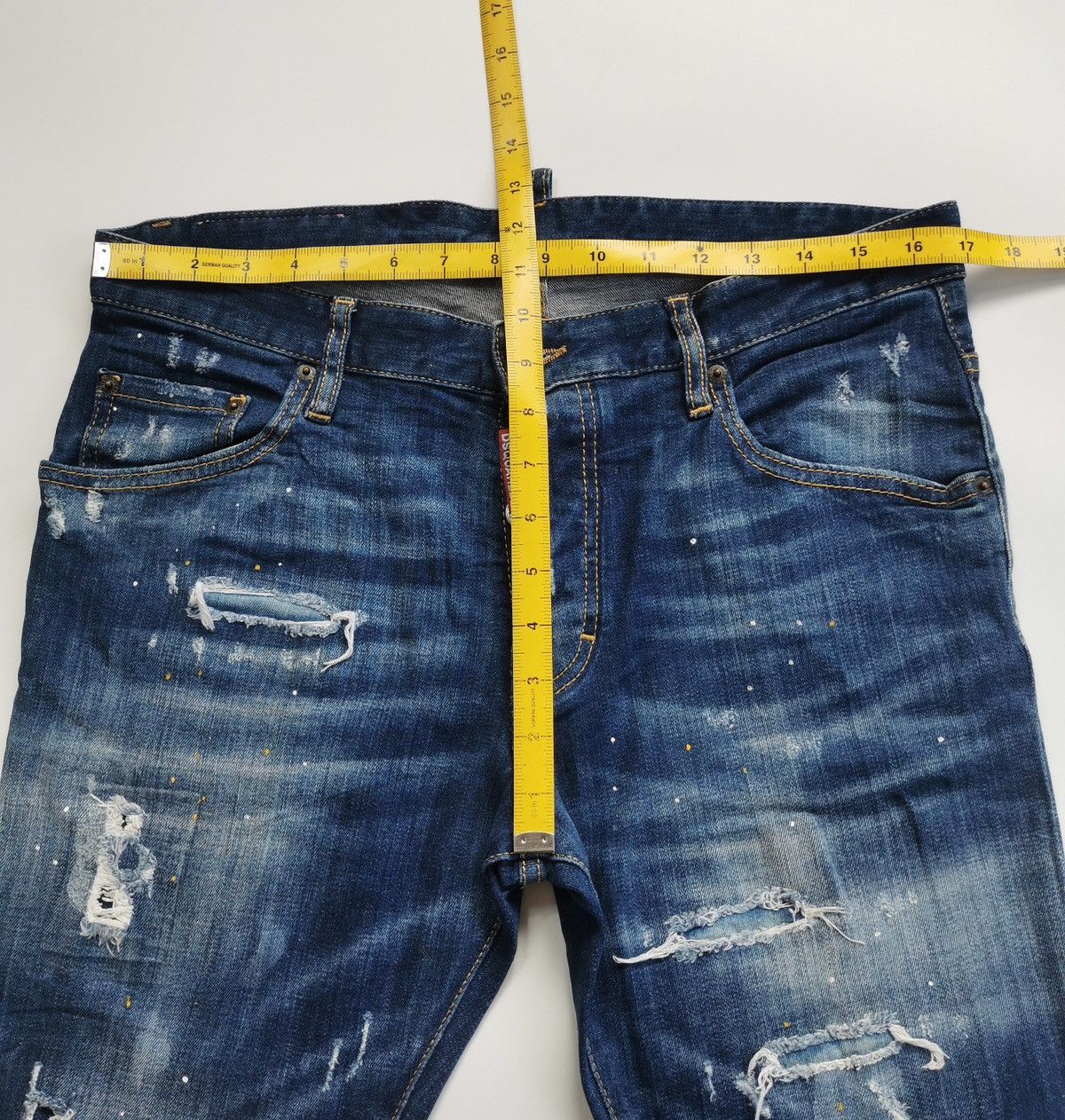 Dsquared2 Dsquared2 Patchwork Paint Skater Jeans Size US 34 / EU 50 - 13 Thumbnail