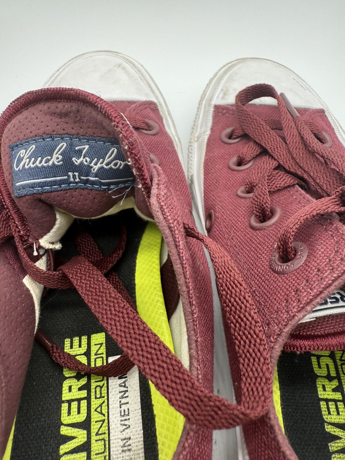 Converse Converse Lunarlon Maroon Chuck Taylor II All Star Low Sz 5.5 Size US 5.5 / IT 35.5 - 4 Thumbnail