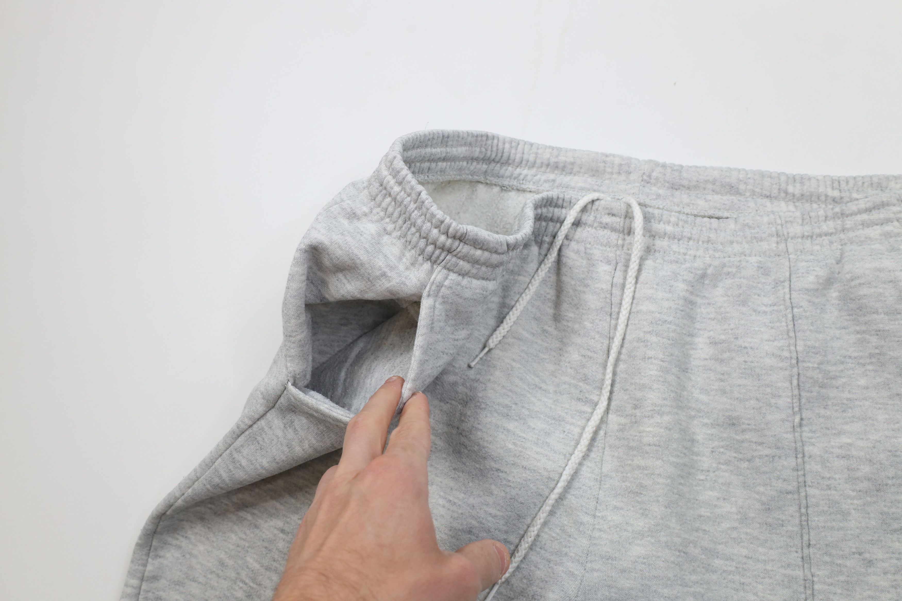 Wilson Vintage 90s Wilson Triblend Wide Leg Sweatpants Heather Gray Size 36" / US 14 / IT 50 - 6 Thumbnail