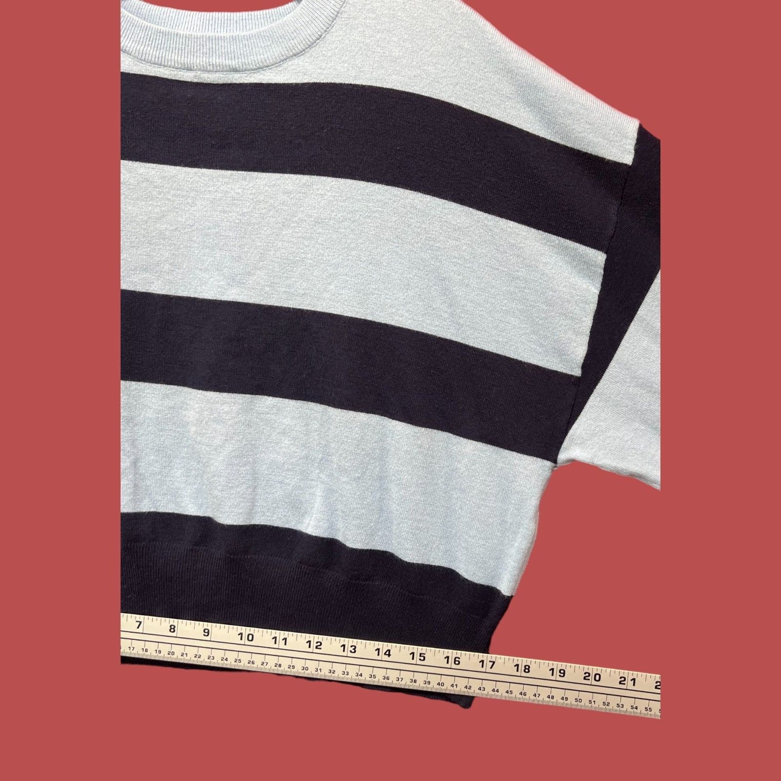 rue21 Rue 21 - Women's Round Neck Long Sleeve Sweater - Light Blue Size L / US 10 / IT 46 - 5 Thumbnail