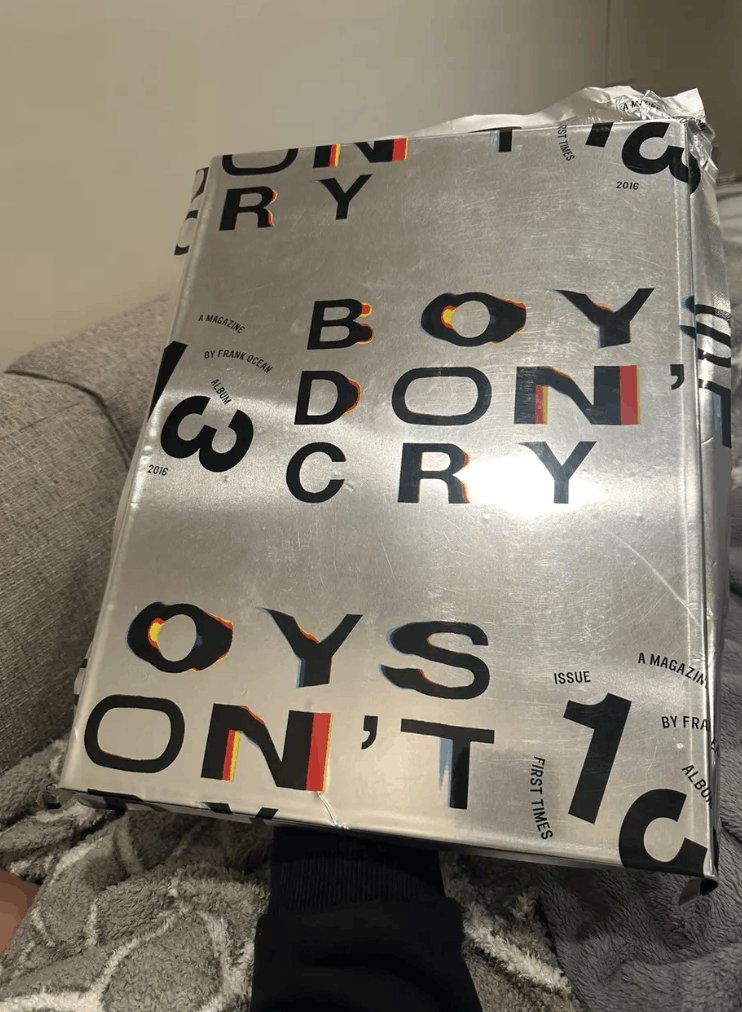 Vintage Frank Ocean Boys Don’t Cry Unopened Helmet Cover Size ONE SIZE - 1 Thumbnail