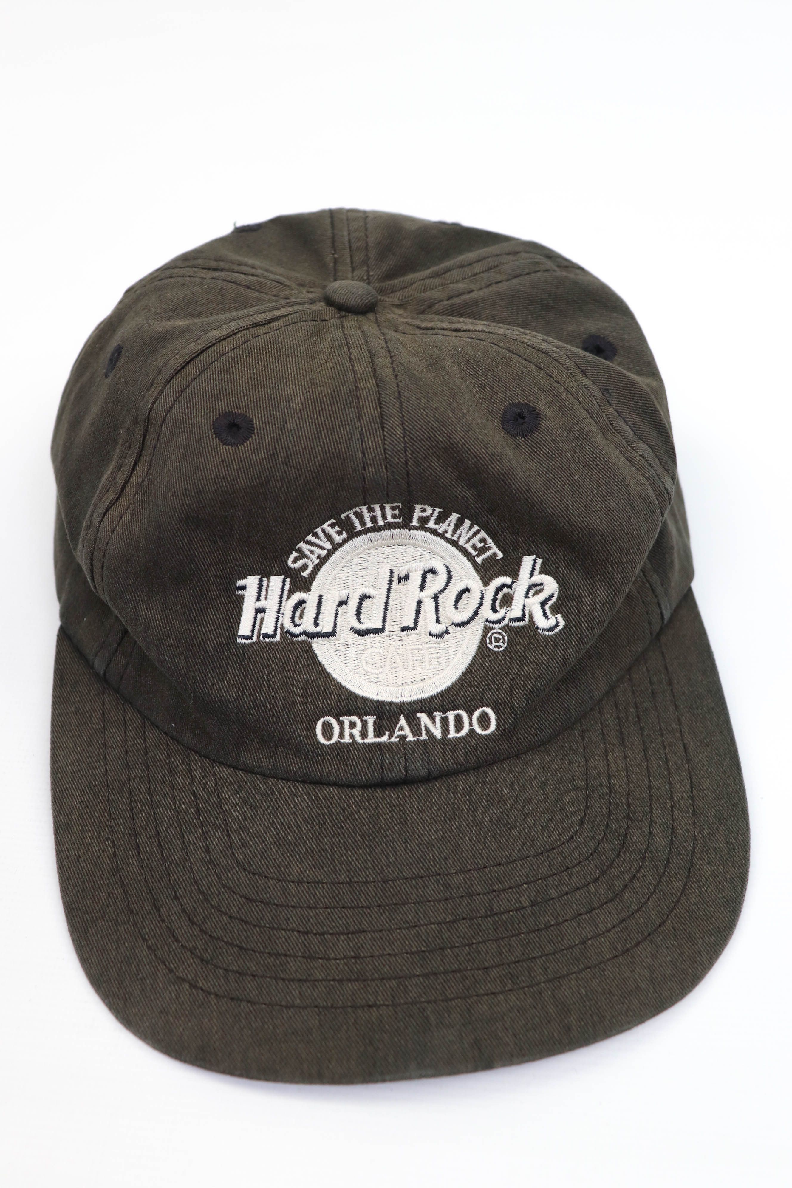 Hard Rock Cafe Hard Rock ORLANDO Rare Vintage 90s Thrashed Sun Faded Cap Size ONE SIZE - 6 Thumbnail