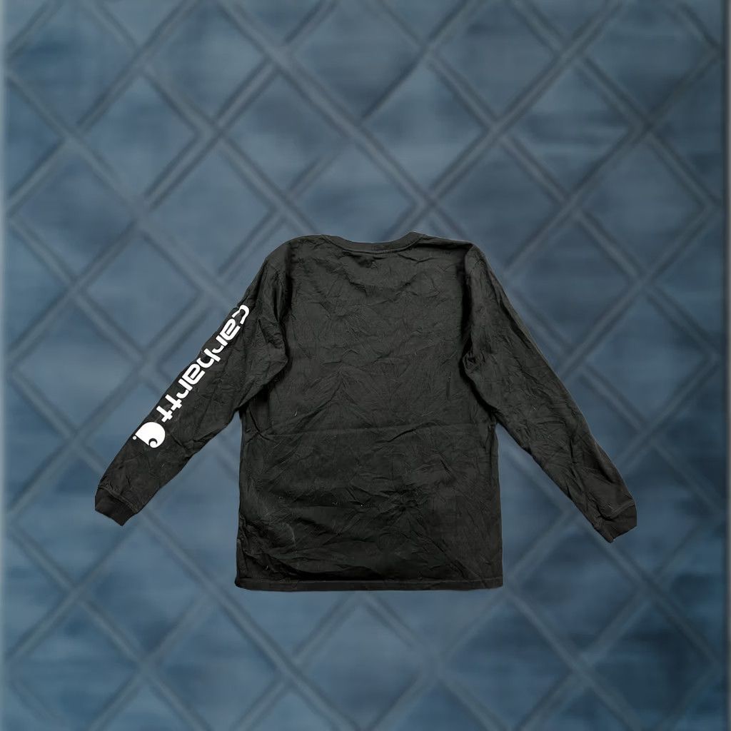 Carhartt Carhartt Boy's Black Logo Arm Loose Fit T-Shirt Long Sleeve Outdoor Size M(8-10) Size US M / EU 48-50 / 2 - 1 Thumbnail