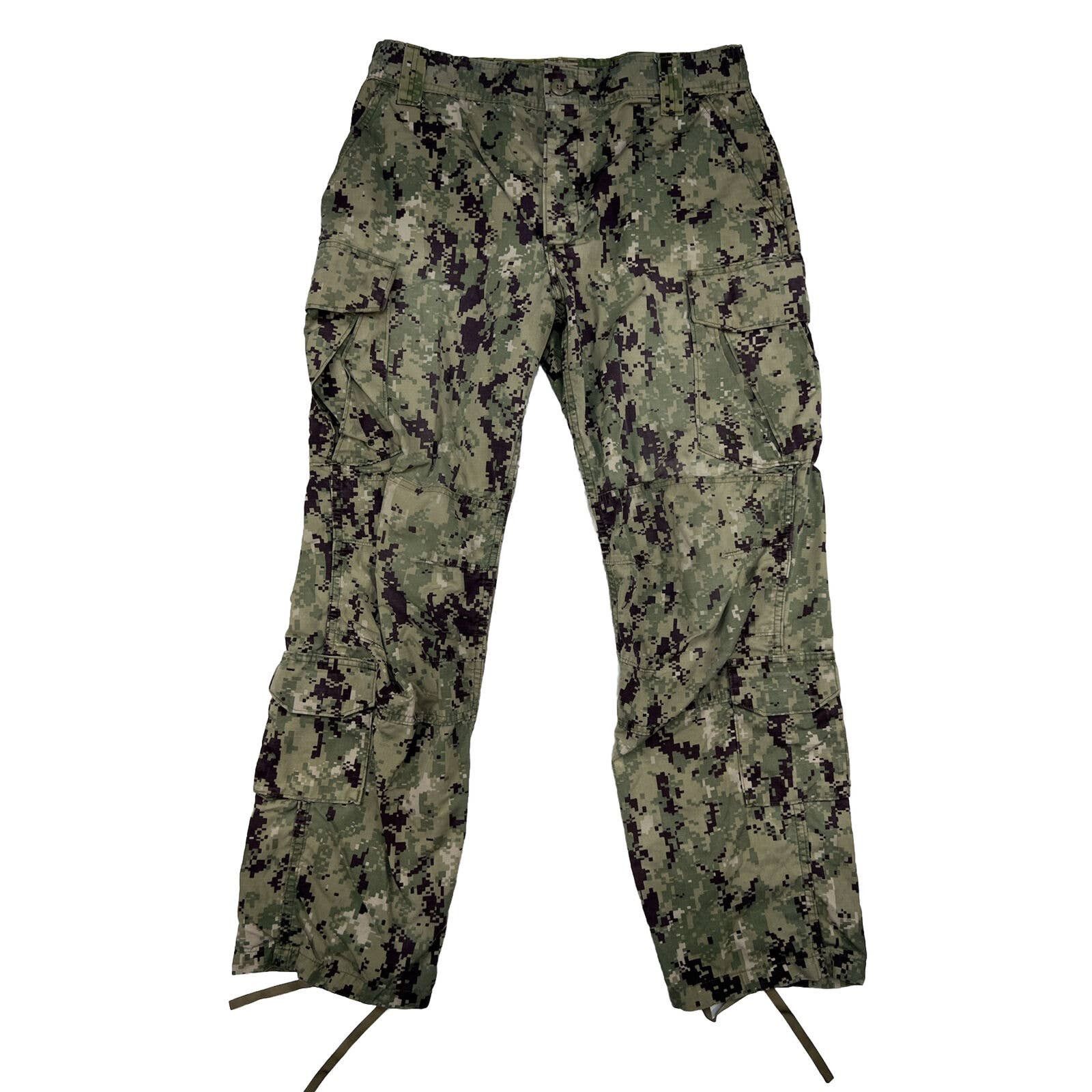 Military US Navy Cargo Pants Medium Type 3 Camo Uniform Military | Grailed