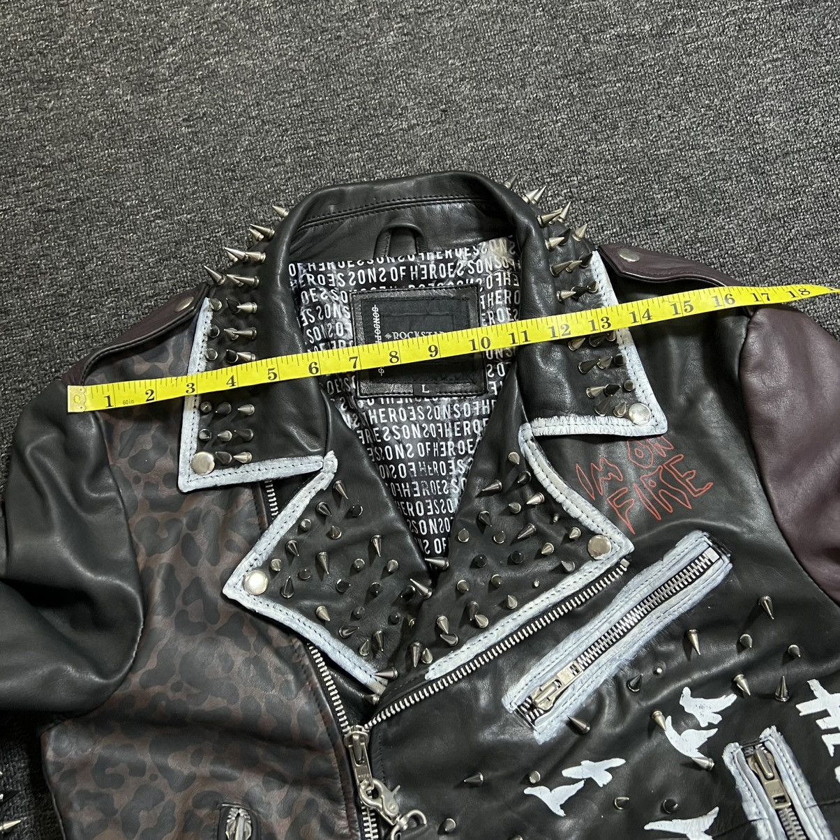 If Six Was Nine × Seditionaries Son Of Heroes Punk Leather Studded Jacket Size US L / EU 52-54 / 3 - 12 Thumbnail