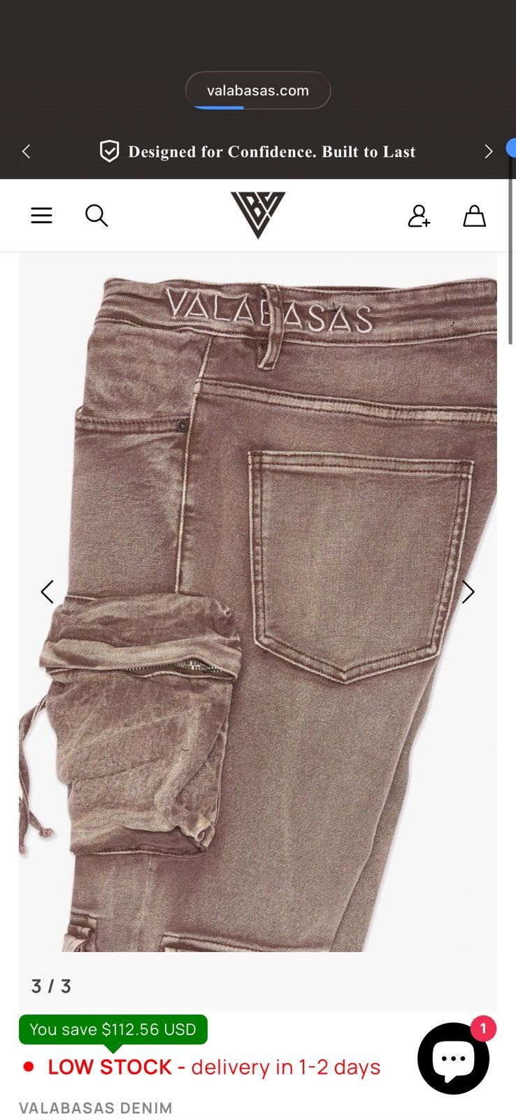 Valabasas Strike Stacked Flare Jean Green Washed - GREEN WASHED / 34 Size US 34 / EU 50 - 2 Thumbnail
