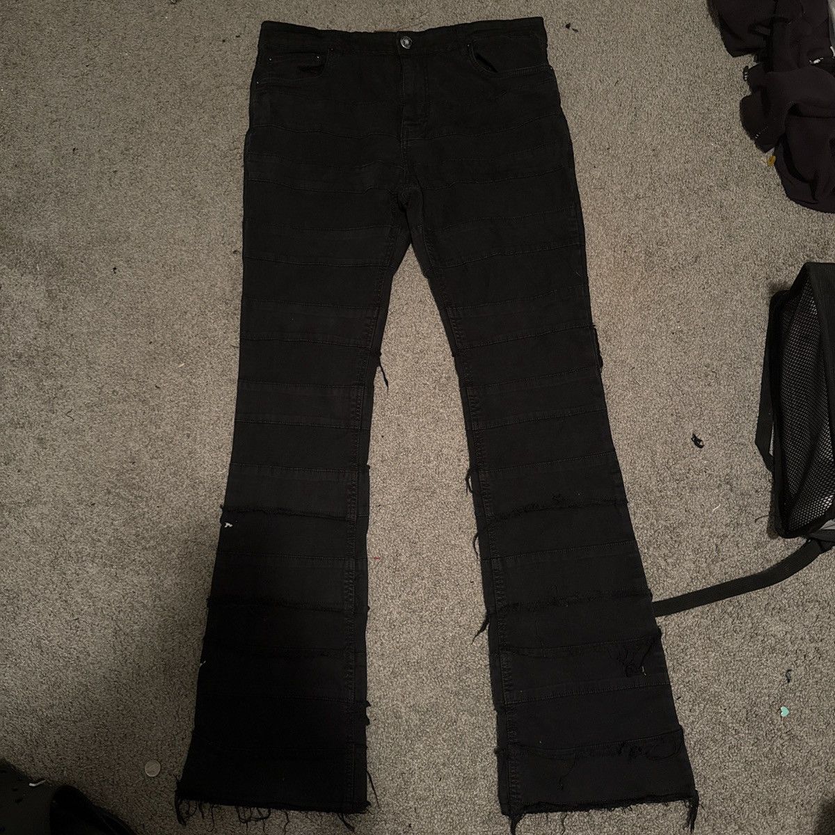 Other Black Denim With Frayed Hems Size US 36 / EU 52 - 1 Preview