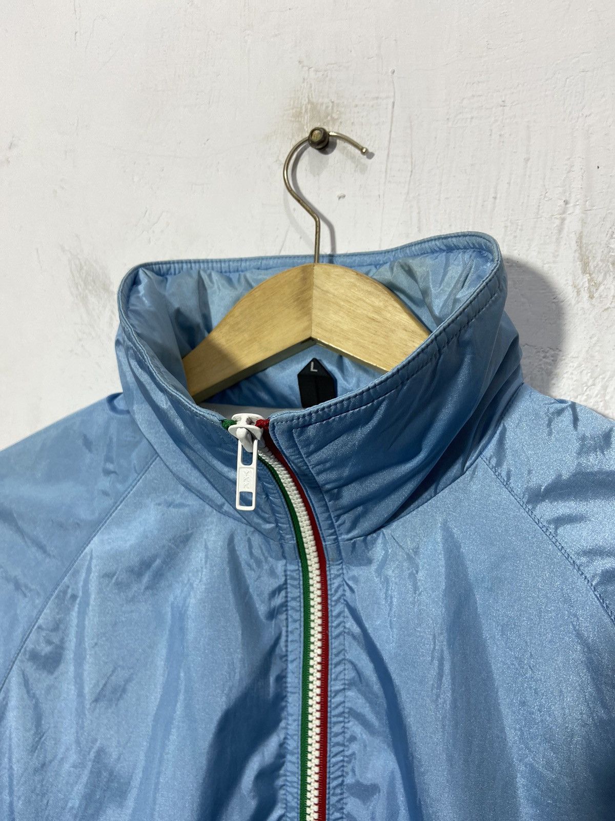 Ellesse × Vintage Vintage Ellesse Windbreaker Jacket Hidden Hoodie Size US L / EU 52-54 / 3 - 8 Thumbnail