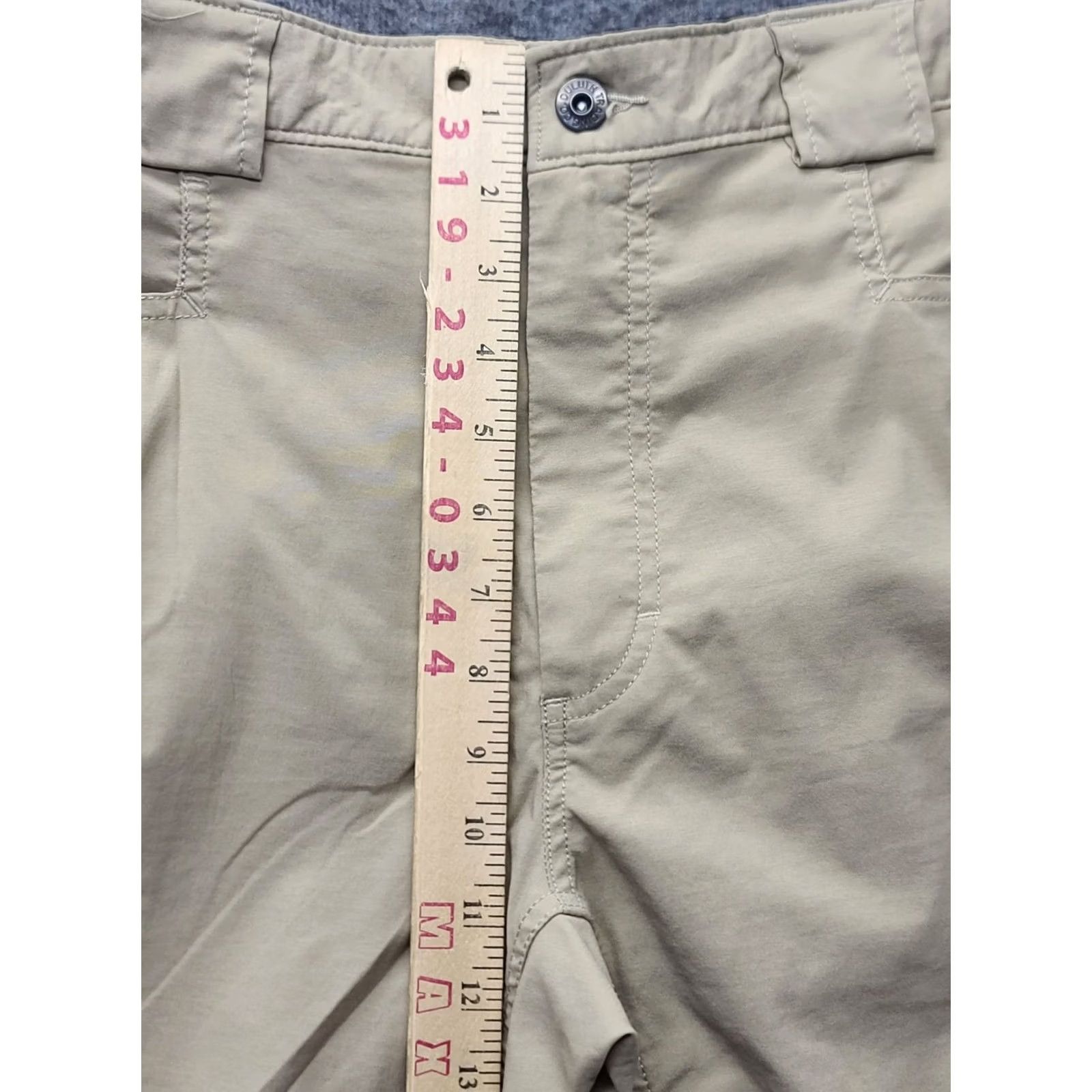 Vintage Duluth Armachillo Pants Mens L 32x32 Relaxed Fit Straight Leg Cargo Pant Nylon Spandex Beige Size US 33 - 5 Thumbnail