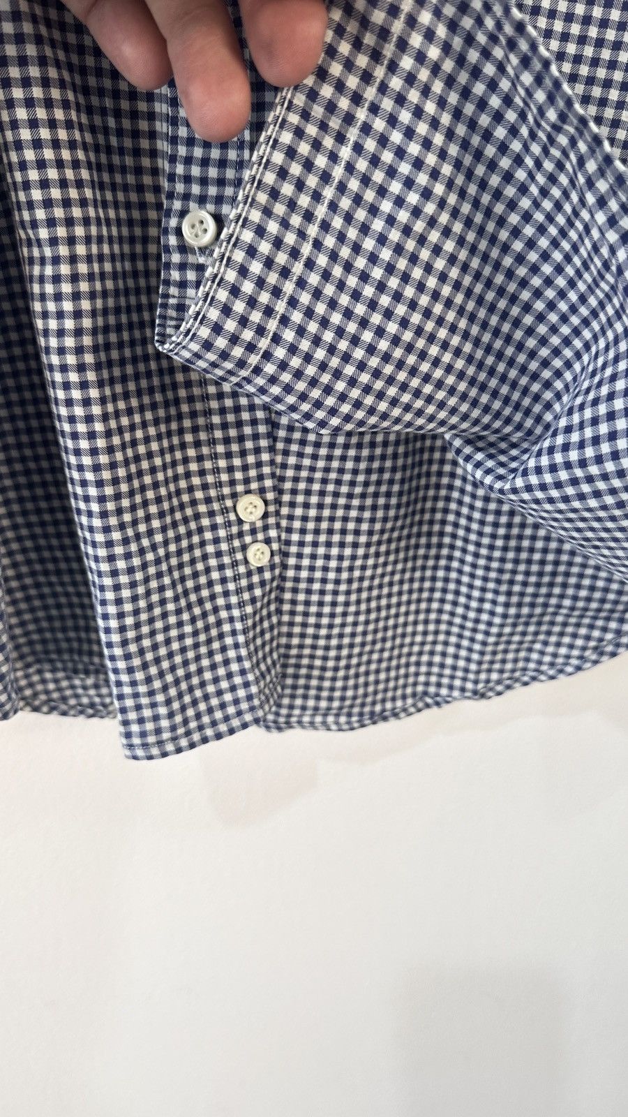 Boggi Boggi Milano Shirt M Gingham Check Easy Formal Custom Fit Size US M / EU 48-50 / 2 - 10 Thumbnail