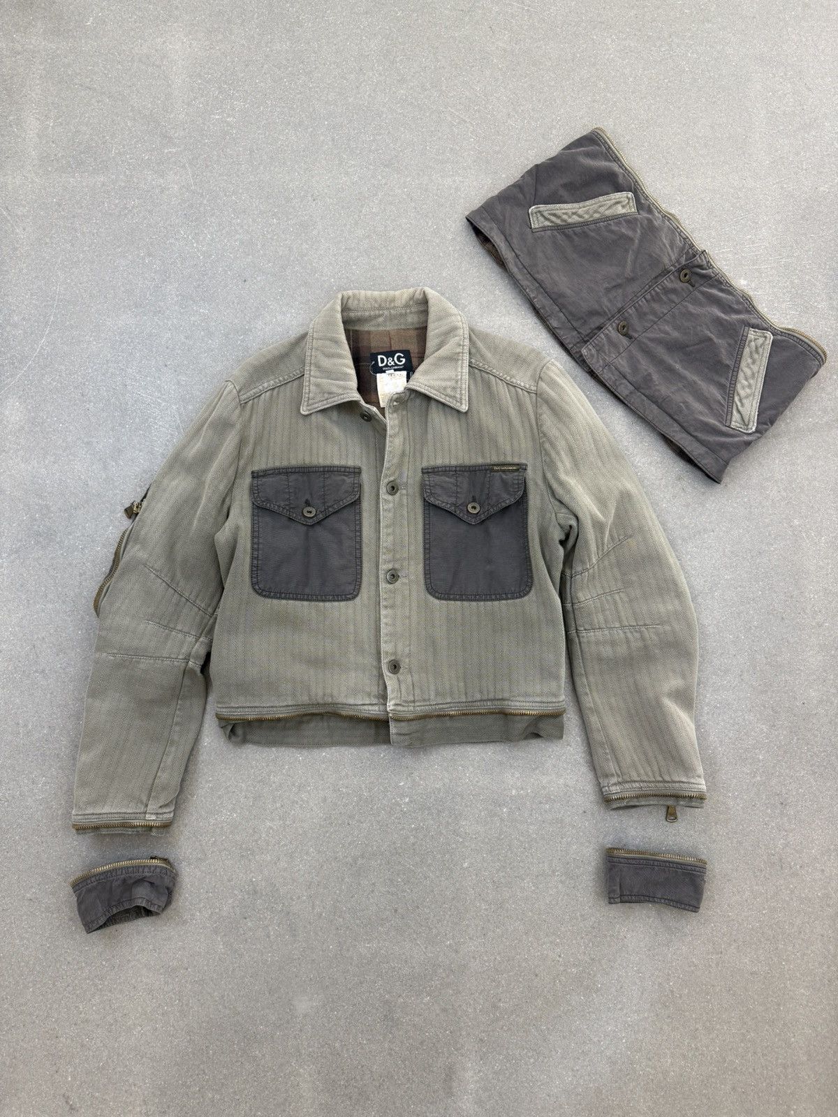 Dolce & Gabbana Archive A/W 2003 Dolce & Gabbana modular jacket Size US S / EU 44-46 / 1 - 2 Thumbnail