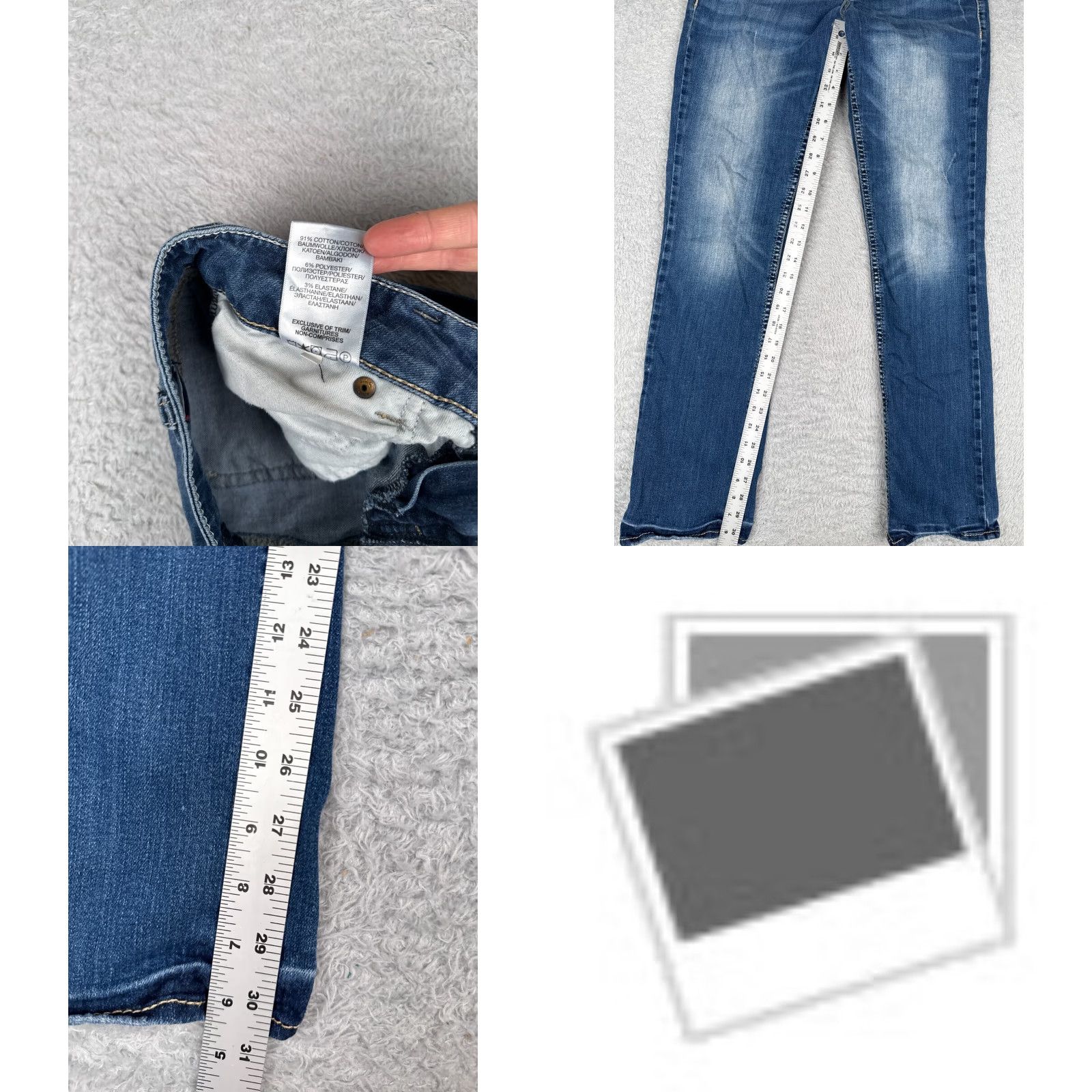 Silver Jeans Co. Silver Jeans Jeans Womens 30x30 Blue Denim Suki Low Straight Leg Embroidered Size 30" / US 8 / IT 44 - 8 Thumbnail