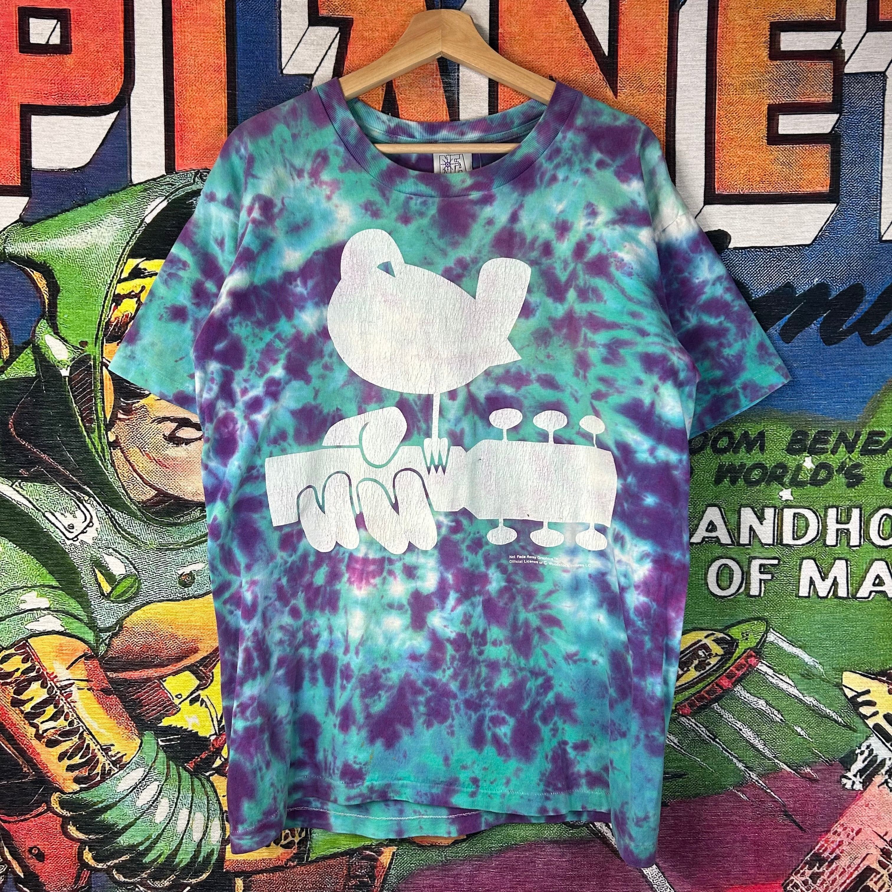 Vintage Vintage 90s 1994 Woodstock ‘2 More Days Of Peace And Music’ Size US L / EU 52-54 / 3 - 1 Thumbnail
