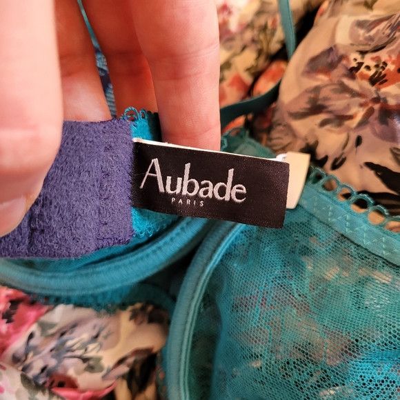 Other Aubade Paris Blue Lace Bra - 36c Size ONE SIZE - 5 Thumbnail