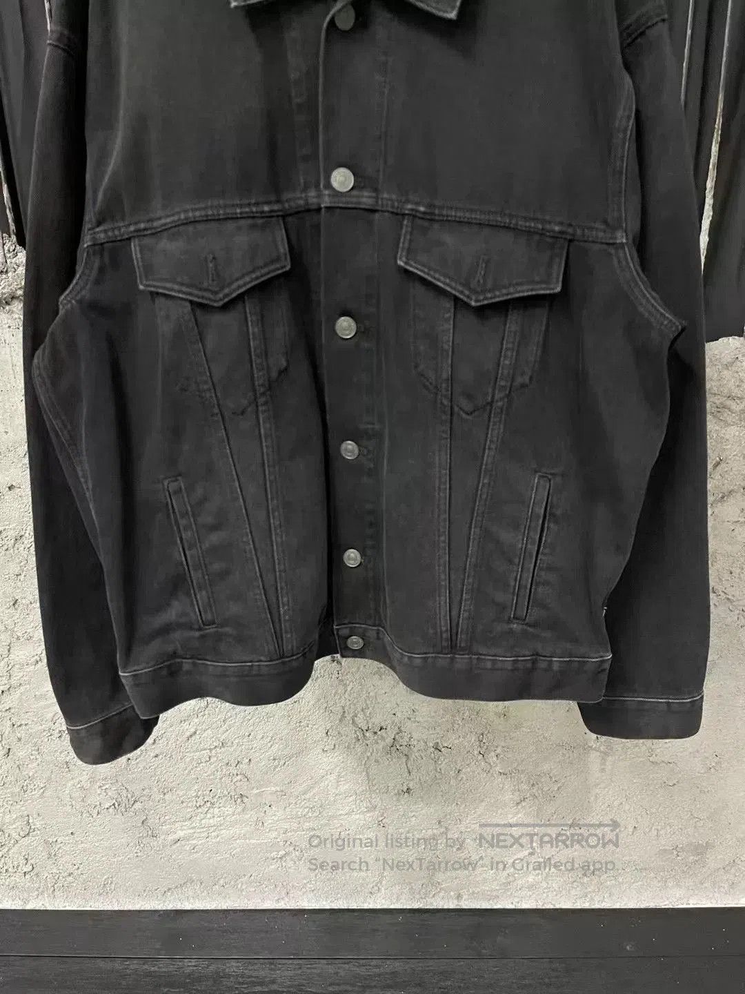 Balenciaga Balenciaga Logo Denim Jacket. Size US S / EU 44-46 / 1 - 4 Thumbnail