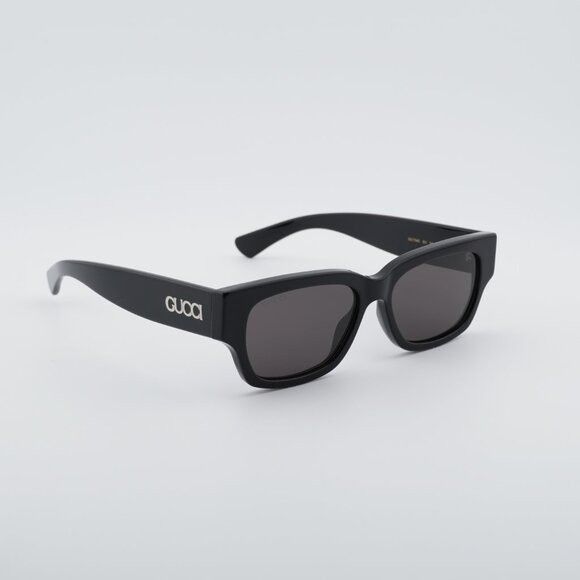 Gucci Gucci GG1794S 001 Sunglasses Black Square Frame, Grey Lenses Size ONE SIZE - 9 Thumbnail
