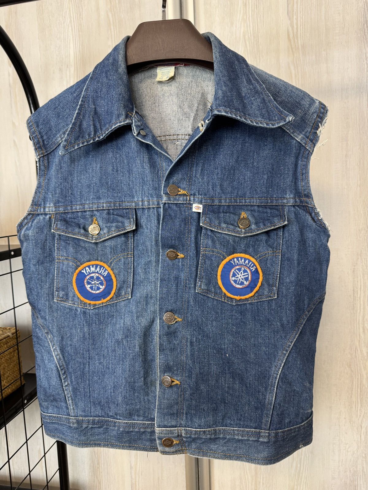 Dickies Dickies vintage made in USA Yamaha denim vest Size US L / EU 52-54 / 3 - 2 Thumbnail