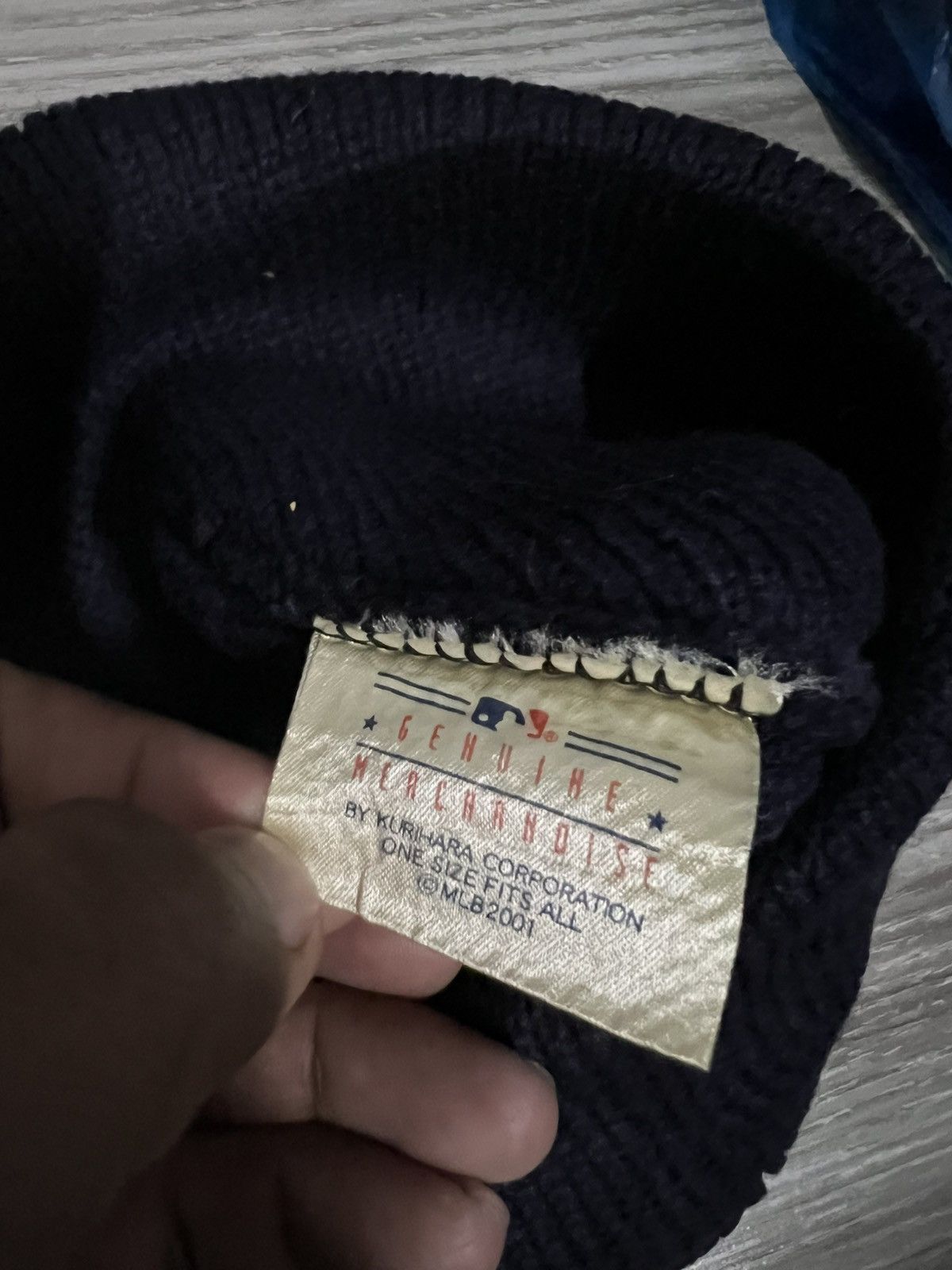 New York Yankees Vintage New York Yankees MLB Beanie Hat Size ONE SIZE - 6 Thumbnail