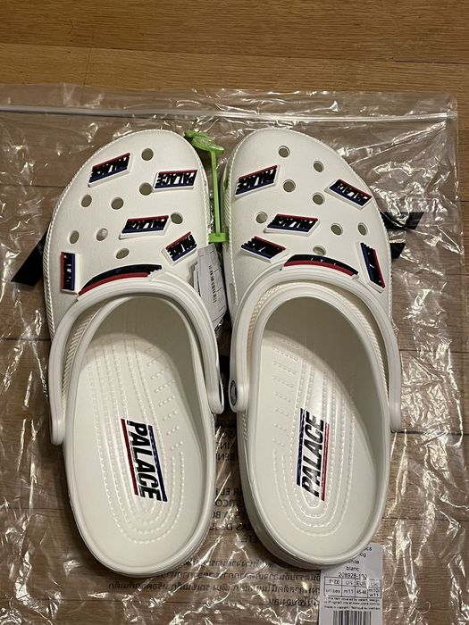 Palace Palace Crocs Classic Clog White Size 11M In Hand Ships ASAP