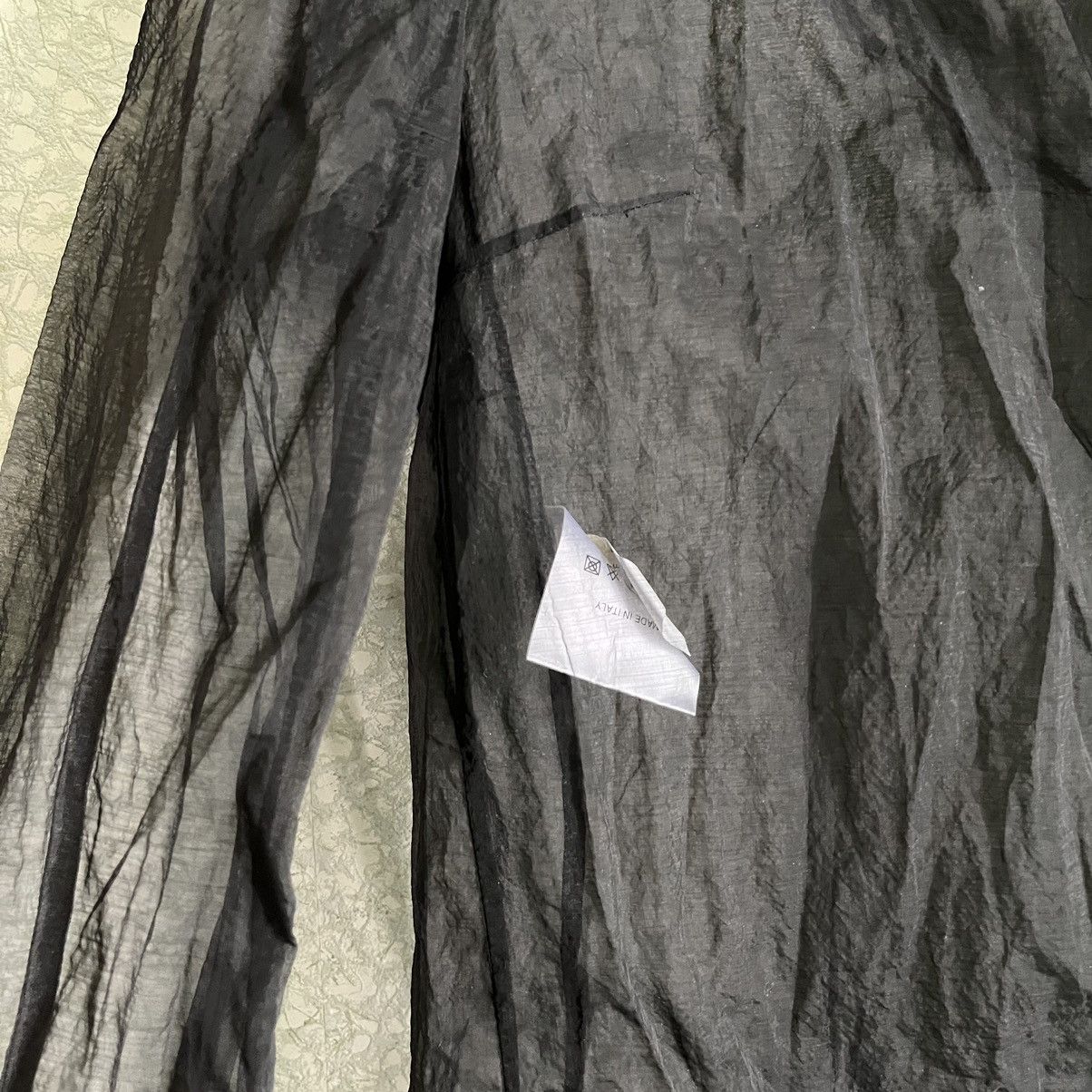 Burberry × Burberry Prorsum Roberto Menichetti AW01 Carbon See-through Shirt Size S / US 4 / IT 40 - 9 Thumbnail