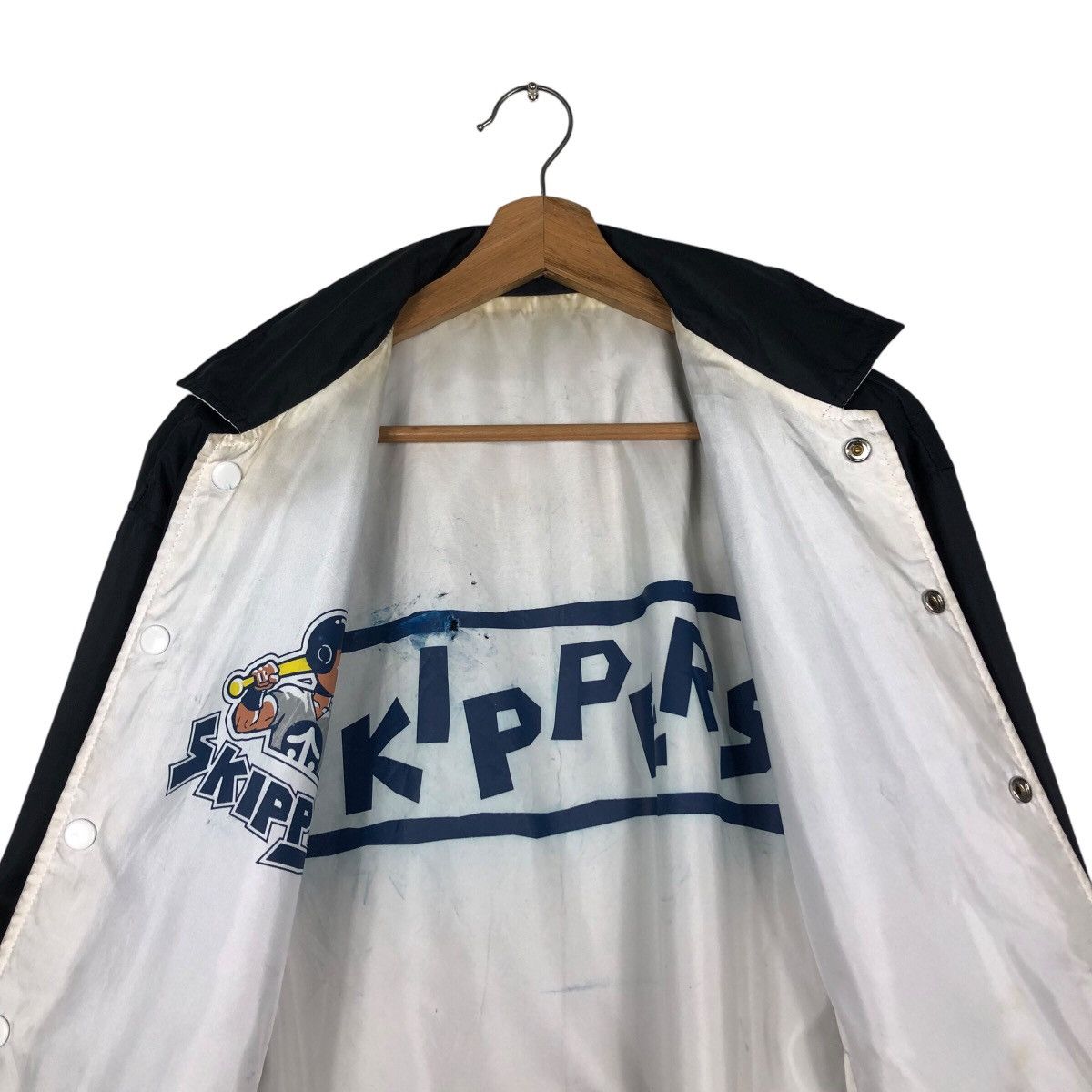 Japanese Brand 📌Vintage Reversible Bomber Jacket Cricket Team Big Logo Size US L / EU 52-54 / 3 - 15 Thumbnail