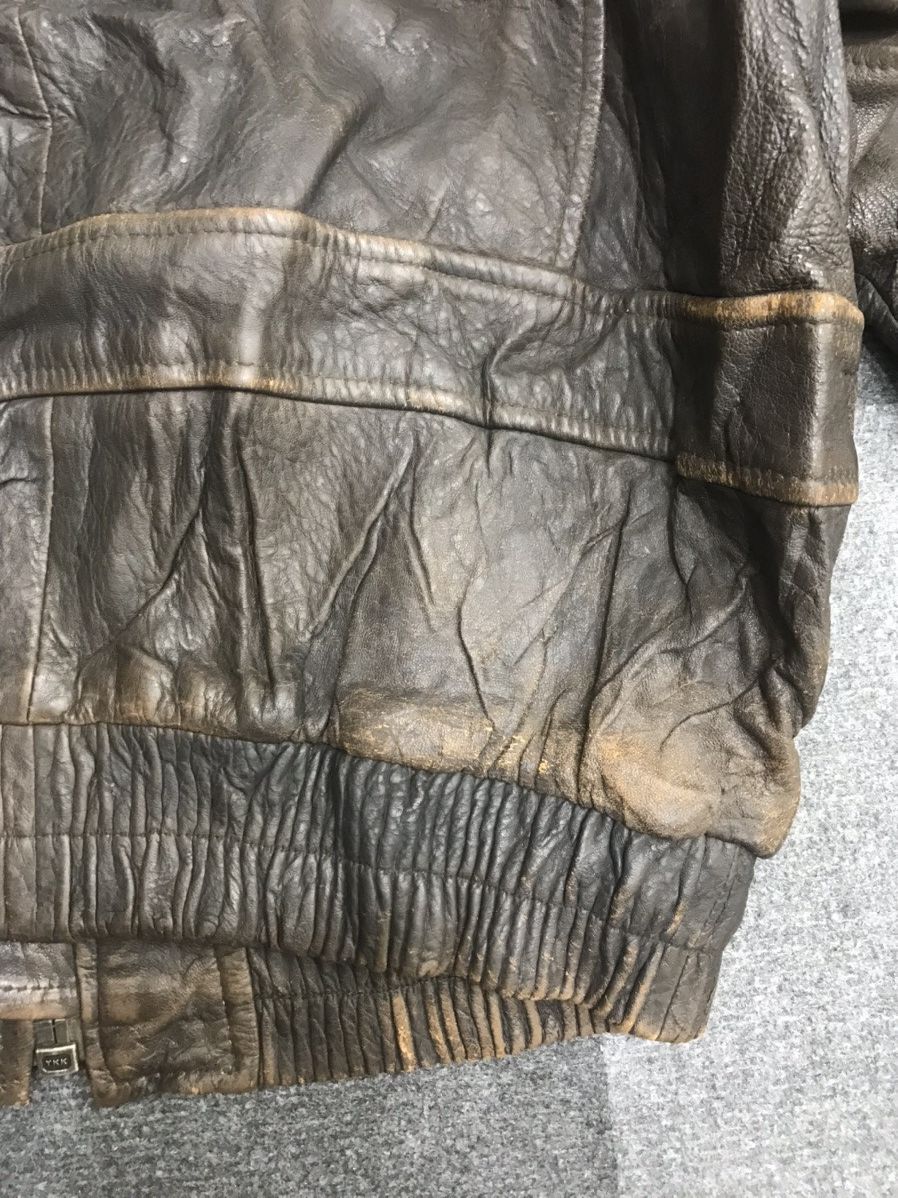 Genuine Leather MILANO CONNECTION A2 Flying Jacket Size US L / EU 52-54 / 3 - 18 Thumbnail