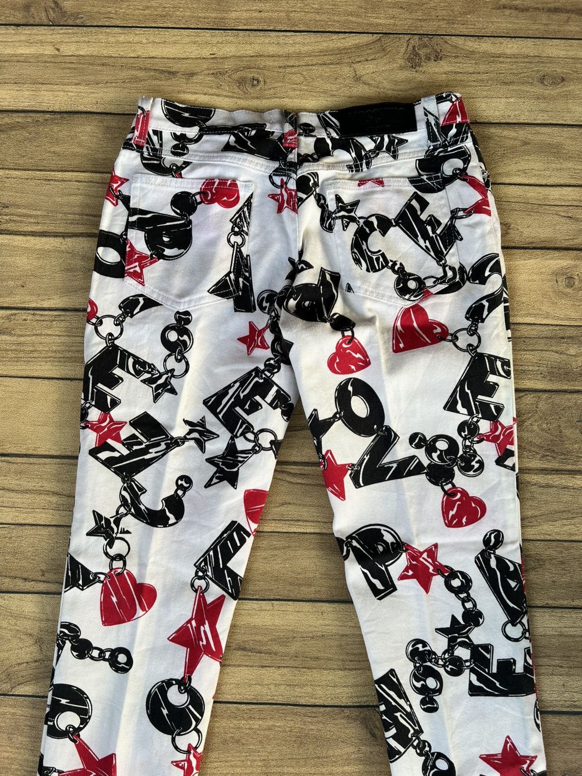 Moschino Moschino hanging ring full print pants Size 28" / US 6 / IT 42 - 6 Thumbnail