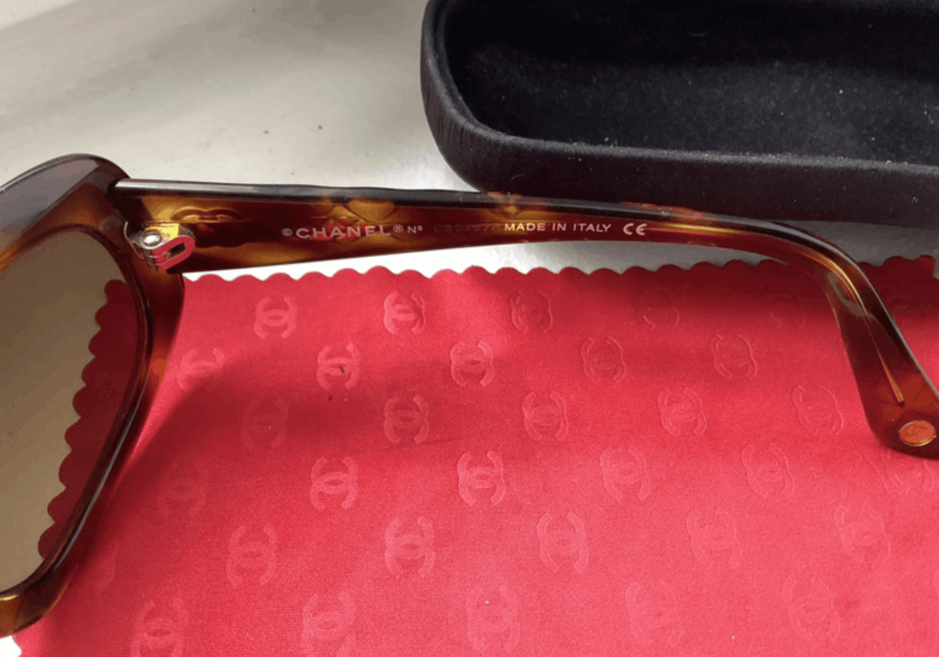 Chanel Chanel Sunglasses 5009 CC Rhinestone 4017 Rimless Vintage Size ONE SIZE - 8 Thumbnail