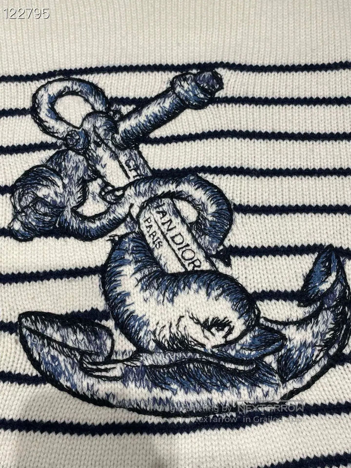 Dior Dior Cashmere Sweater Embroidered Anchor. Size S / US 4 / IT 40 - 5 Thumbnail
