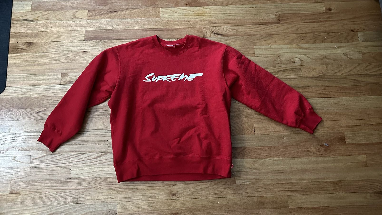 image of Futura Crewneck Large in Red, Men's