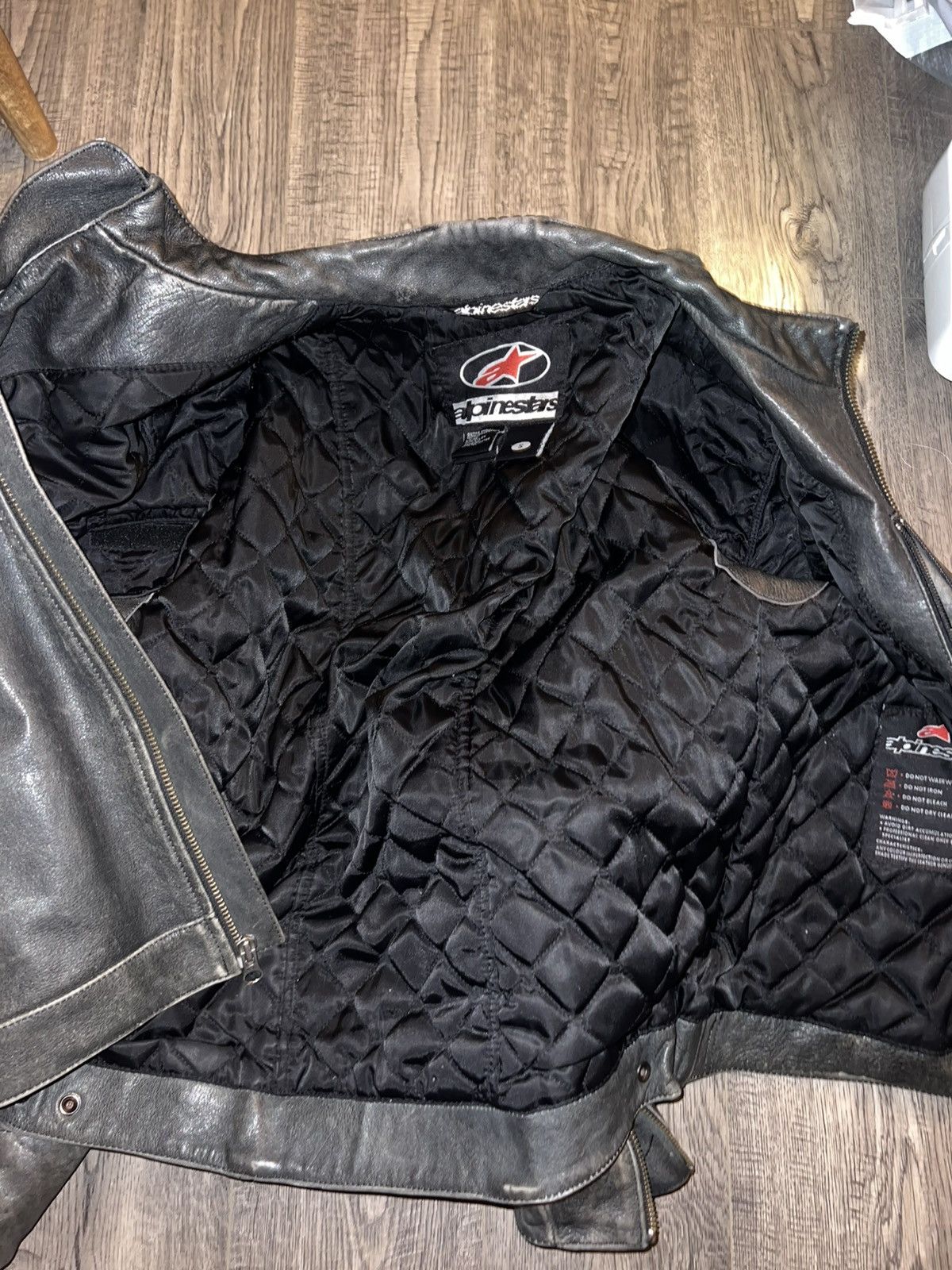 Alpinestars WASHED LEATHER MOTO JACKET Size US S / EU 44-46 / 1 - 7 Thumbnail