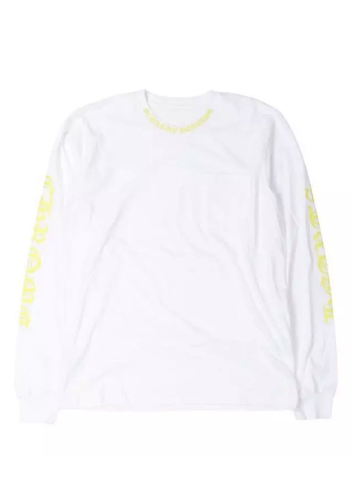 Chrome Hearts Chrome Hearts Neck Logo Cross Longsleeve White/Neon Size US L / EU 52-54 / 3 - 1 Thumbnail