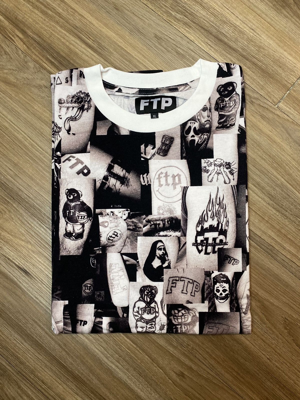 Fuck The Population FTP Tattoo Tee NEW XL Size US XL / EU 56 / 4 - 2 Thumbnail