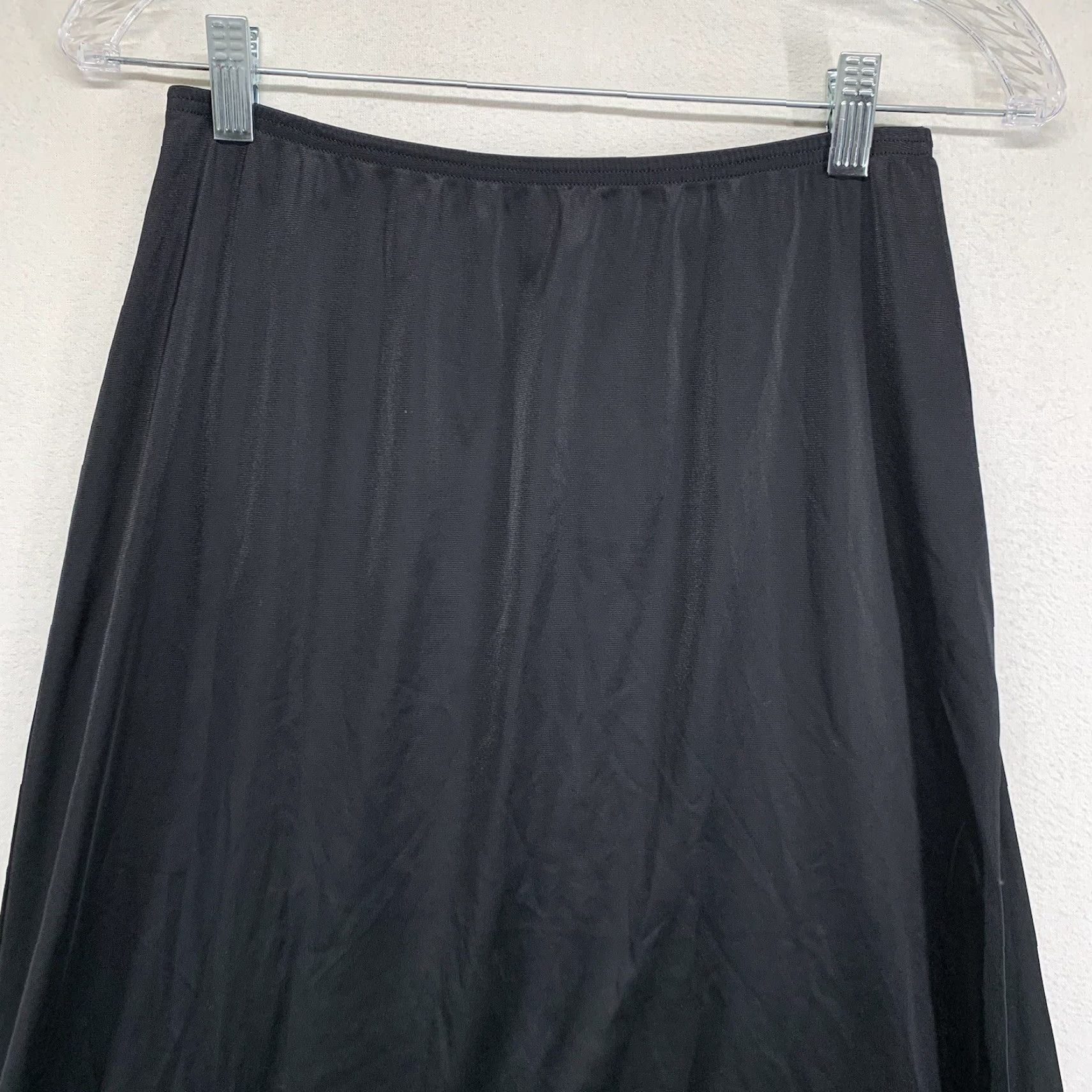 Vintage VINTAGE Kayser Black Nylon Slip Women’s Medium 28in Waist 1970s Retro Rockabilly Made in USA Size ONE SIZE - 3 Thumbnail