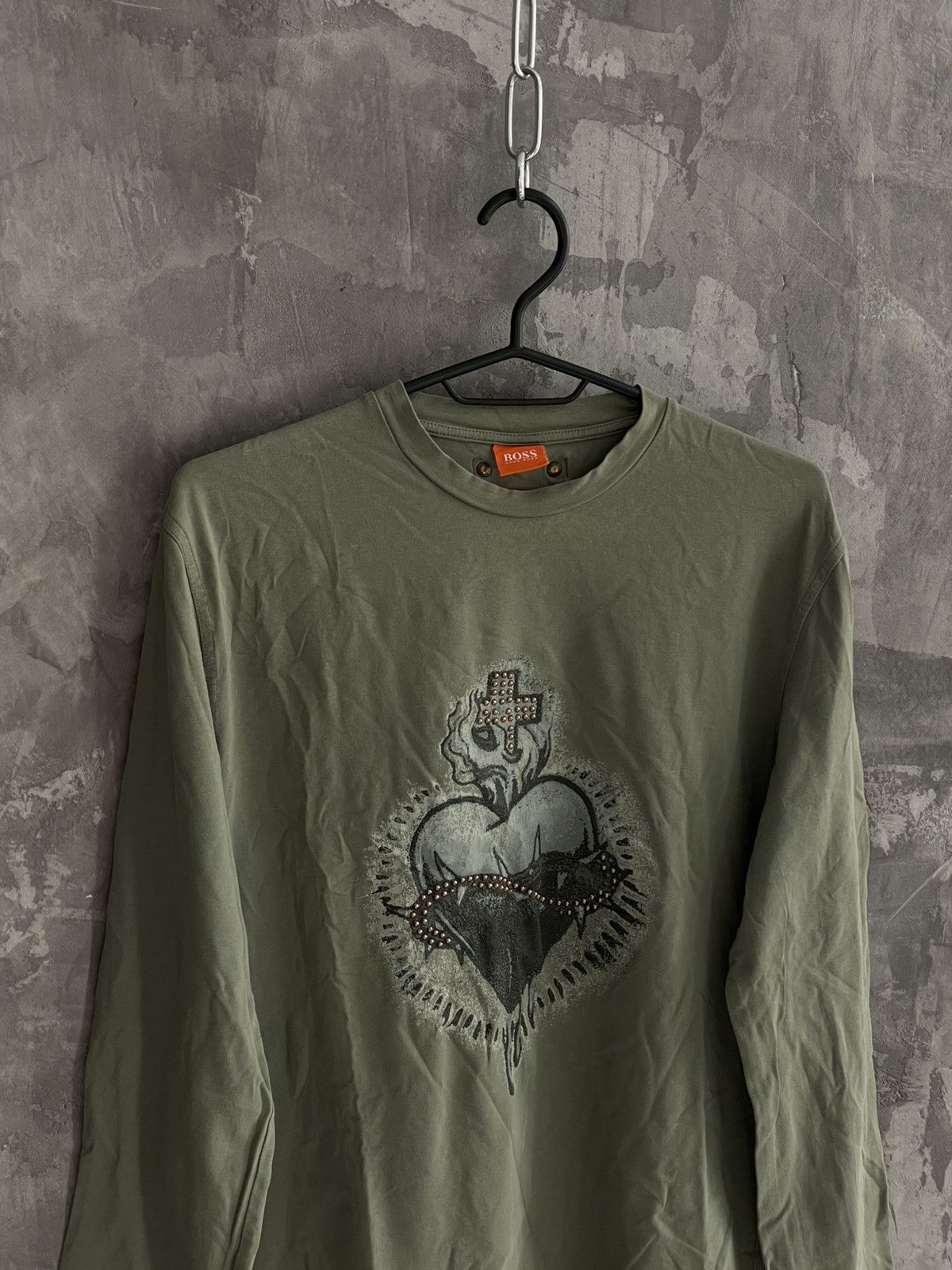 20471120 × Hysteric Glamour × Le Grande Bleu (L.G.B.) Y2K Hysteric Glamour Style Avant Garde Logo Long Sleeve Tee Size US M / EU 48-50 / 2 - 7 Thumbnail