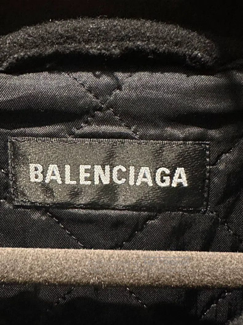 Balenciaga Balenciaga Black Large Logo Fleece Jacket Size US S / EU 44-46 / 1 - 3 Thumbnail
