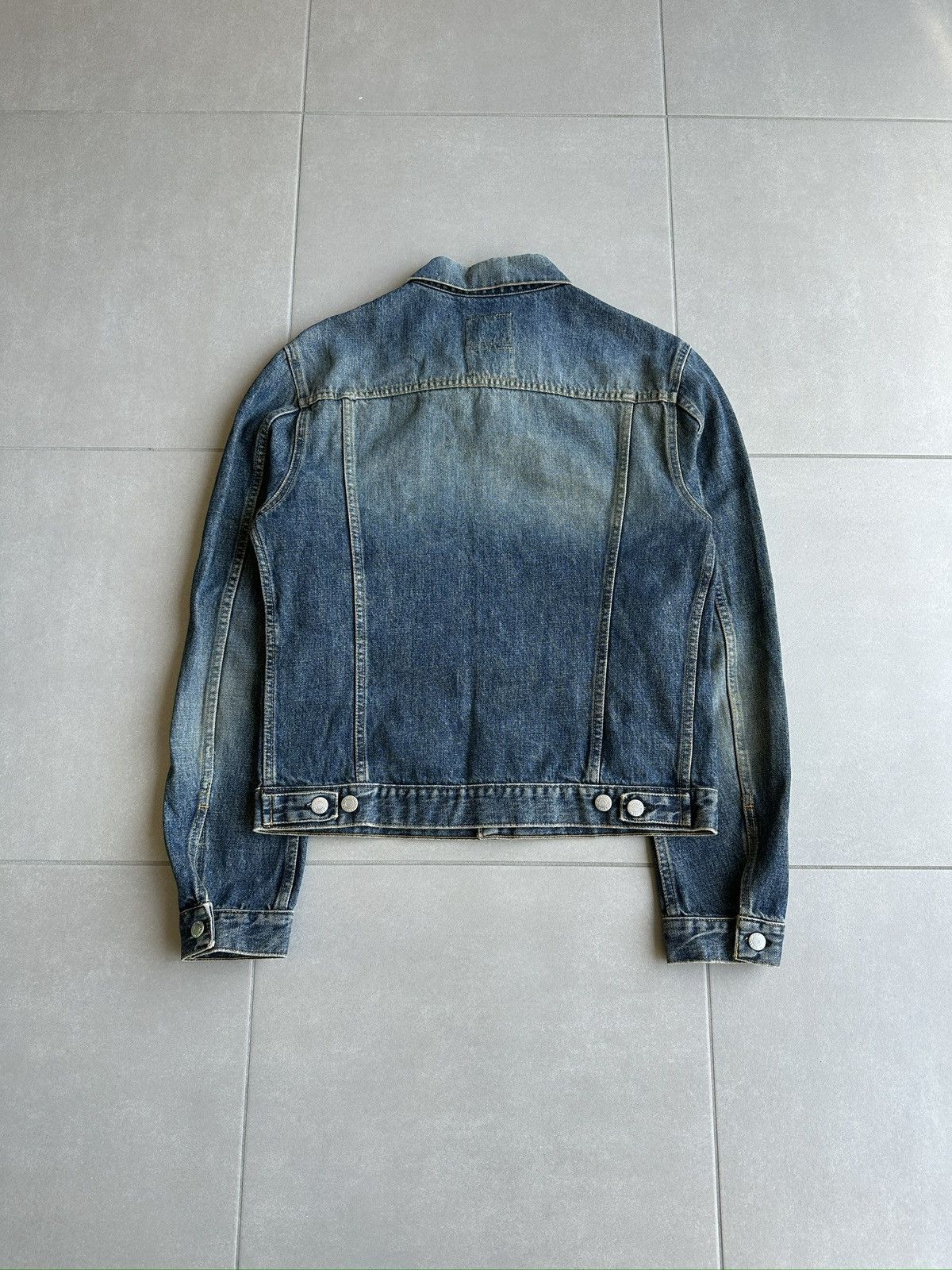 Helmut Lang Helmut Lang 2000s vintage dark denim classic 2 pocket jacket Size US M / EU 48-50 / 2 - 5 Thumbnail