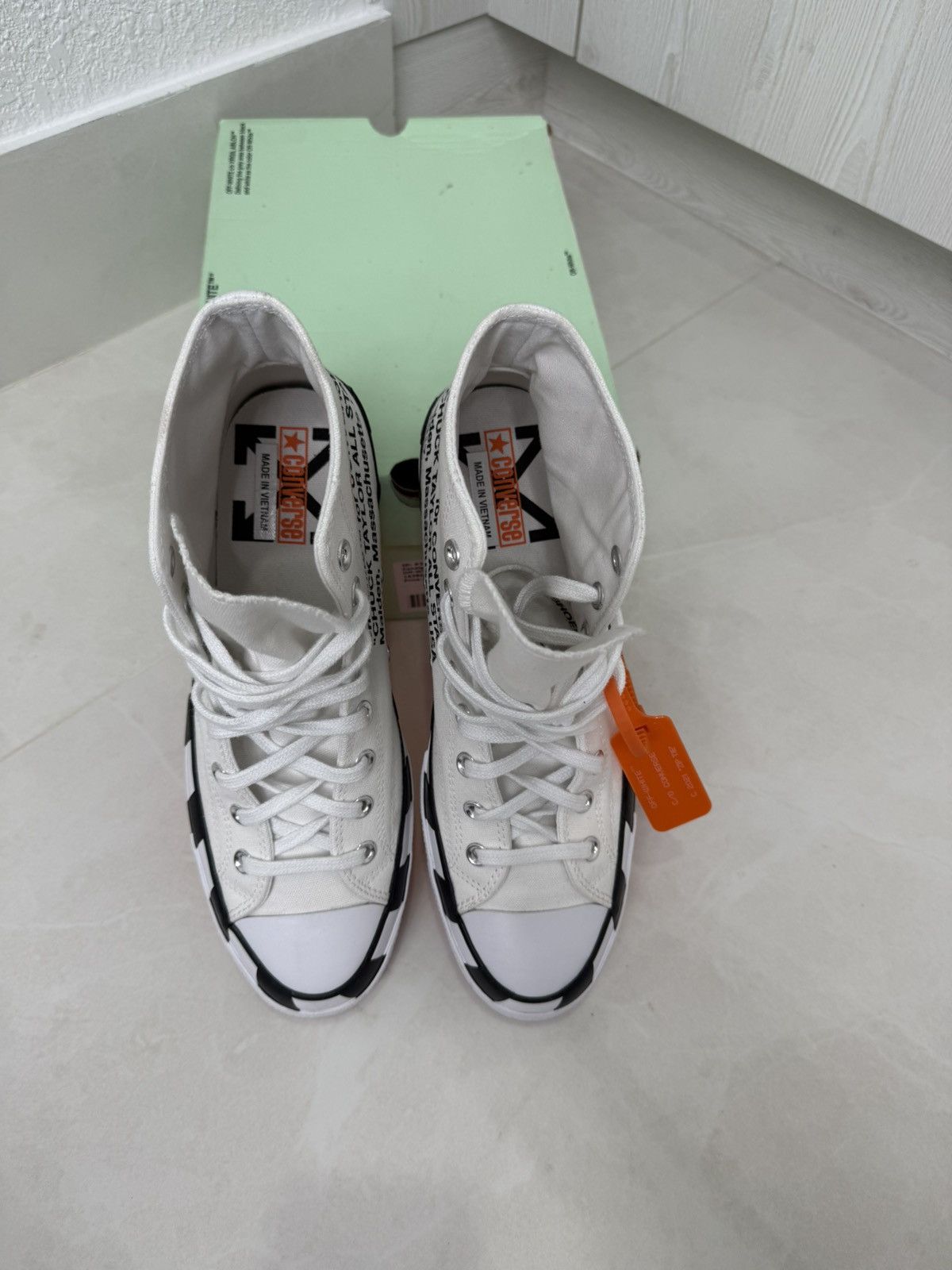 Converse × Off-White Converse Chuck Taylor All Star 70 Hi Off-White Size: US M 10 Size US 10 / EU 43 - 6 Thumbnail