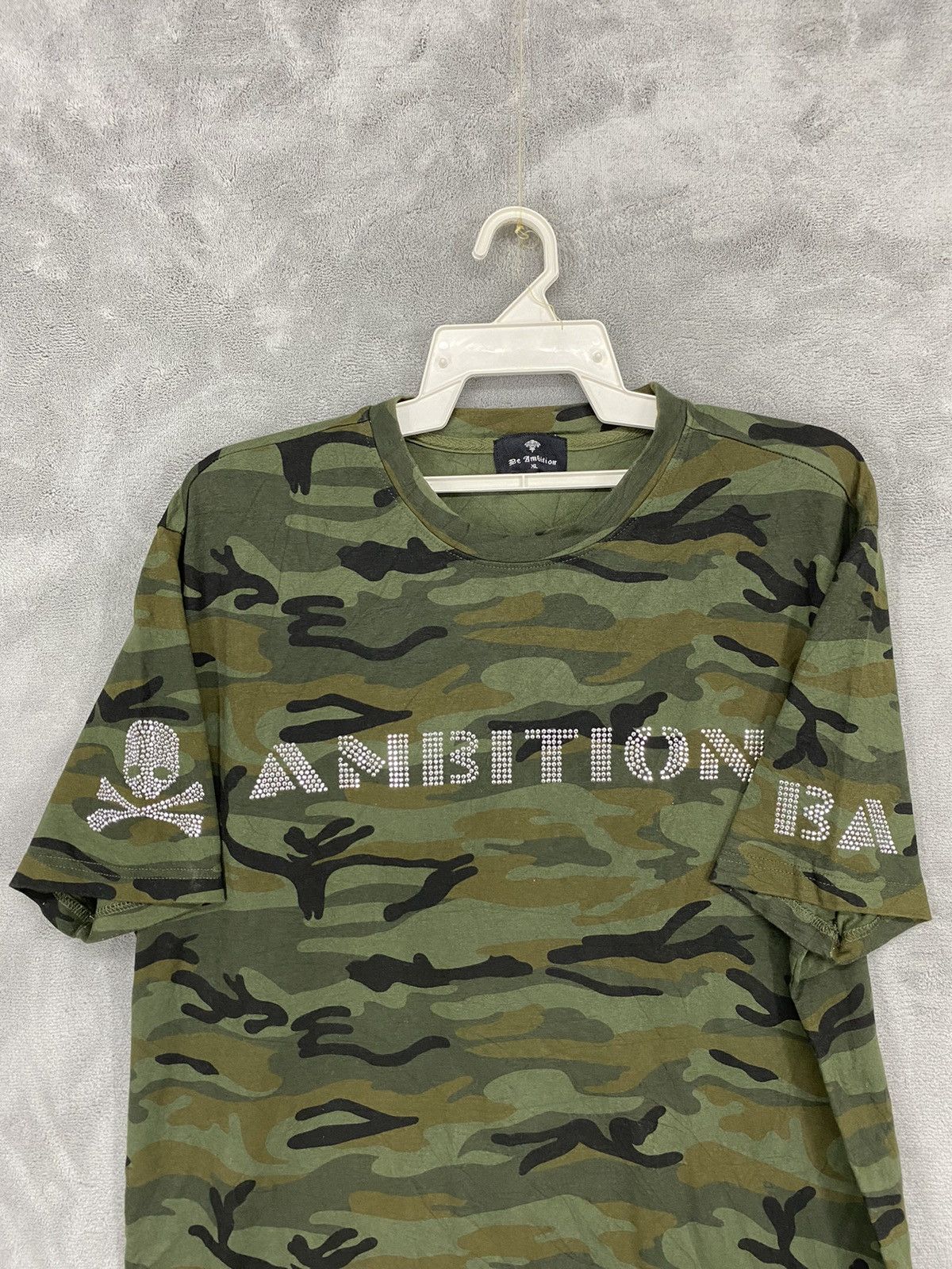 Other Be Anbition Camo Skull T Shirt Size US XL / EU 56 / 4 - 7 Thumbnail
