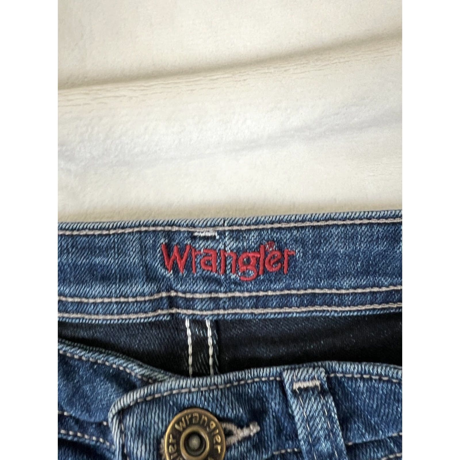 Wrangler Vintage Wrangler Jeans Womens Size 8 Boot Cut Stretch Blue Denim Mid Rise Y2K Size 30" / US 8 / IT 44 - 3 Thumbnail