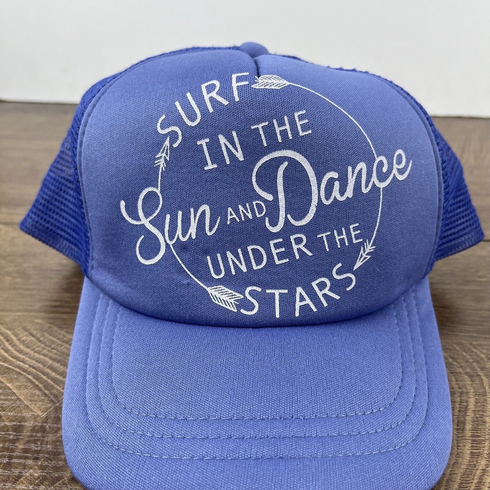 Other Surf in the Sun Hat Dance in the Rain Snapback Hat Blue Hat Size ONE SIZE - 5 Thumbnail