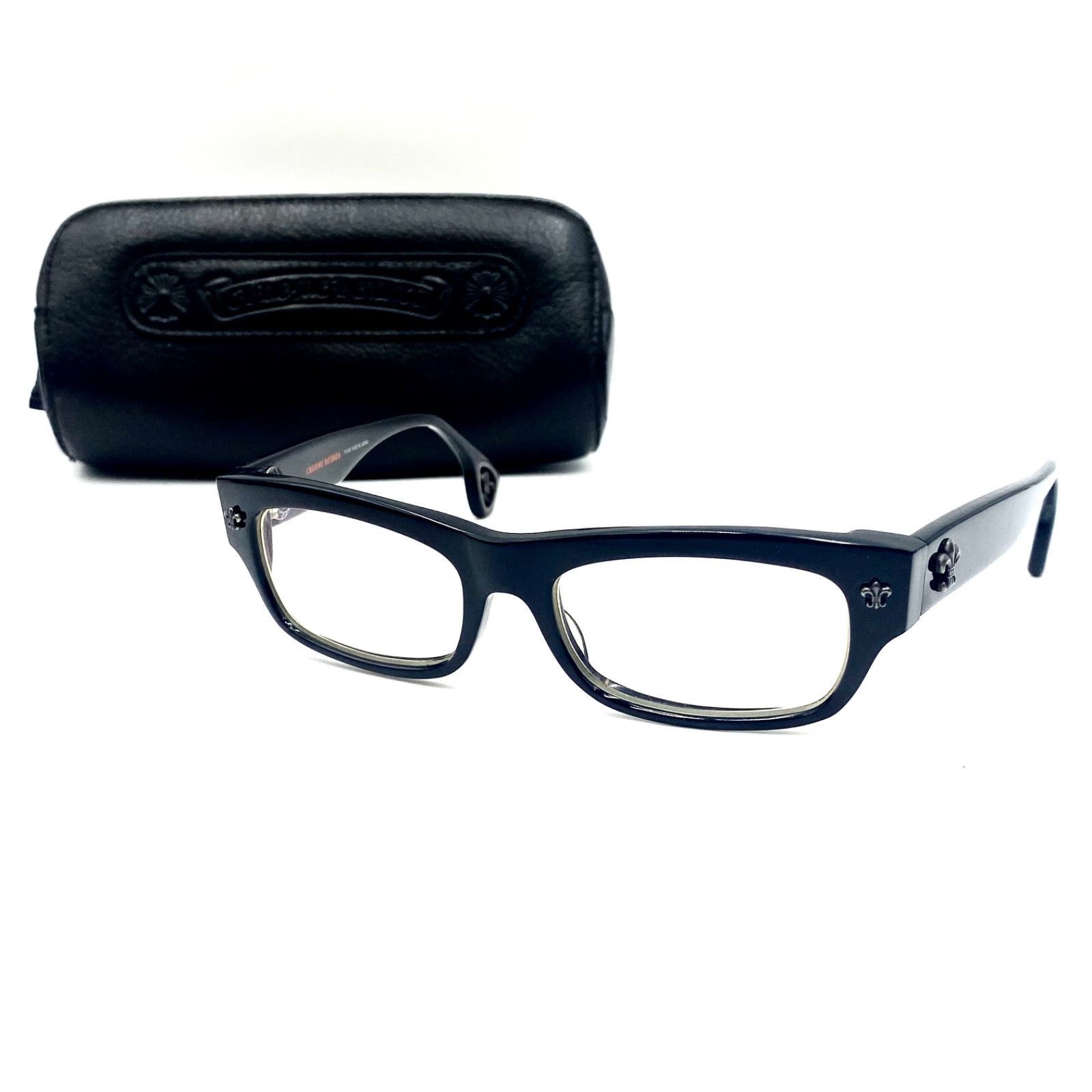 Chrome Hearts CHROME HEARTS DRILLED Eyeglasses Black 53□18-141 Size ONE SIZE - 1 Thumbnail