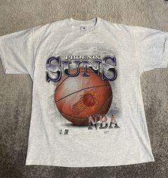 JASON KID Champion vtg 90s BIG SUN Phoenix Suns Basketball Jersey YOUTH  LARGE