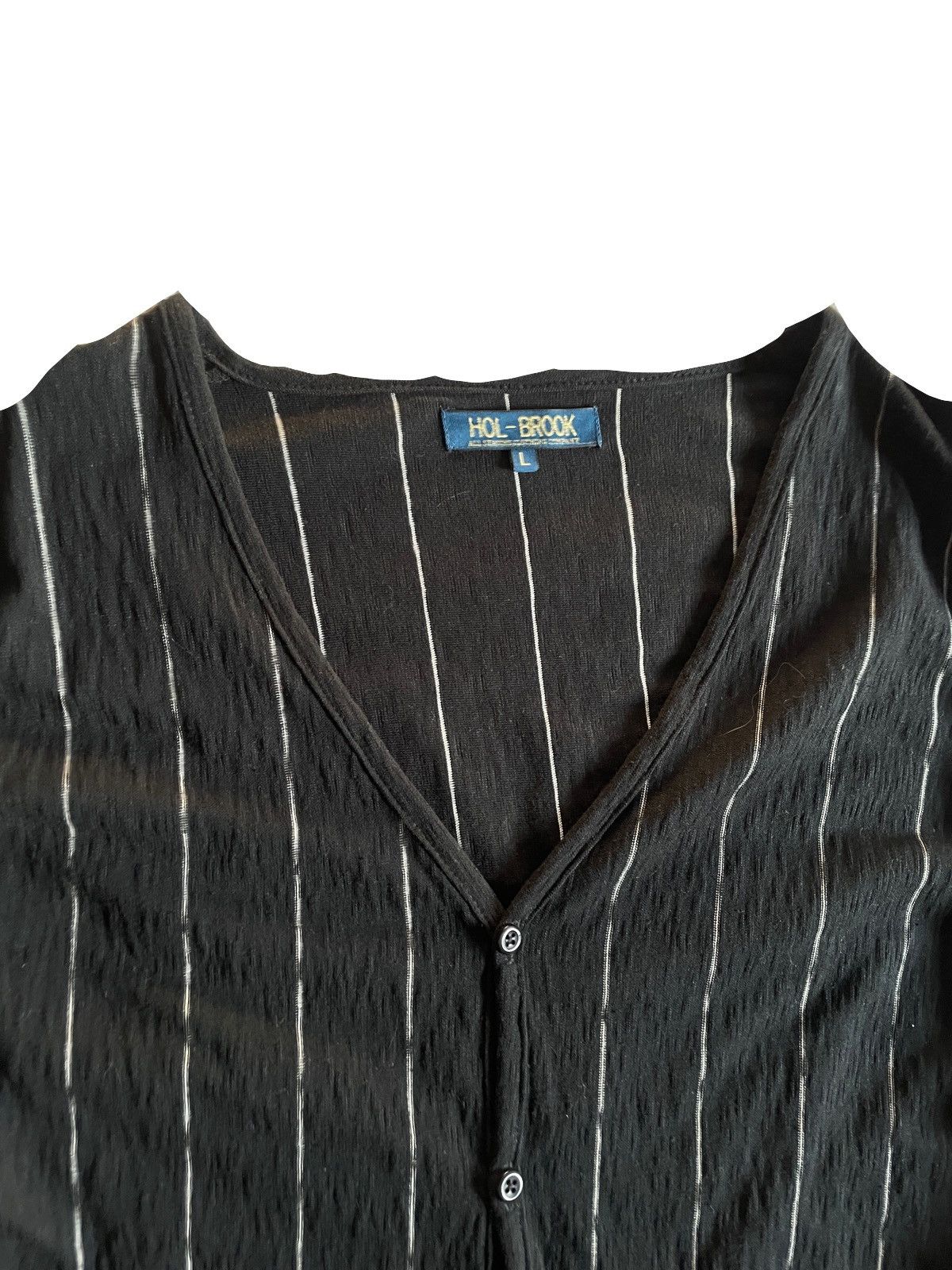 If Six Was Nine 2000s Japanese archive Vkei Gyaruo Stripe Cardigan Y2K Size US M / EU 48-50 / 2 - 5 Thumbnail