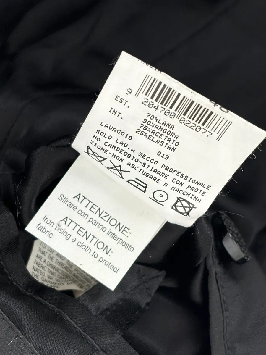 Emporio Armani 2000s Emporio Armani Black Pony Hair & Wool Jacket Size US M / EU 48-50 / 2 - 13 Thumbnail