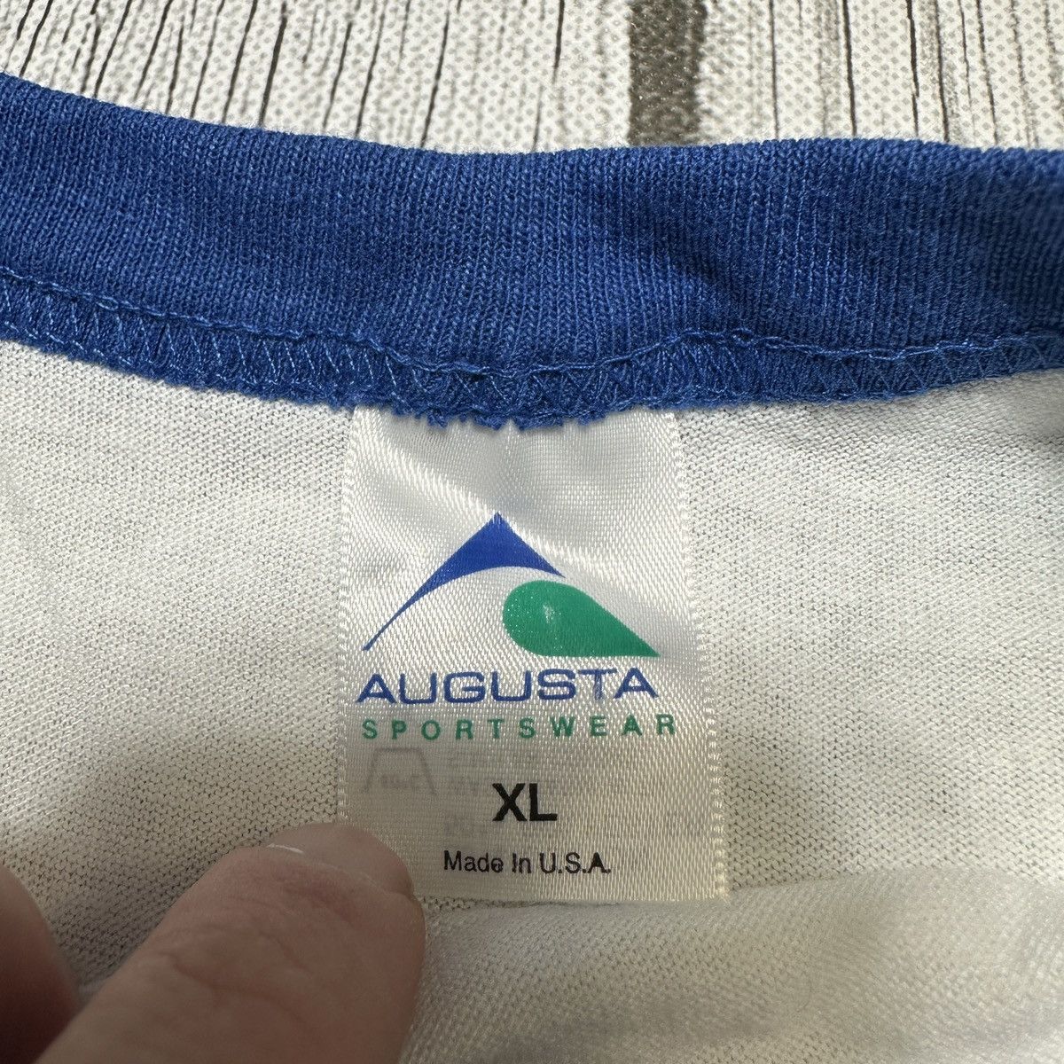 Augusta Sportswear × Vintage Vintage Baseball raglan tee Size US XL / EU 56 / 4 - 4 Thumbnail