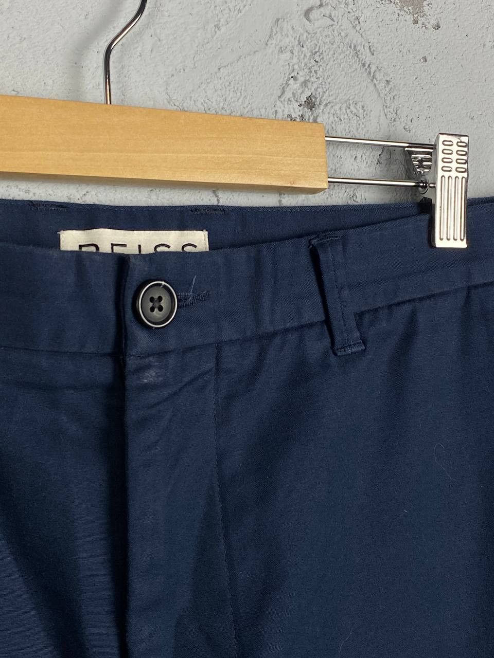 Reiss Reiss OE Tonto Navy Chino Pants Size 34 Old Money Size US 34 / EU 50 - 4 Thumbnail