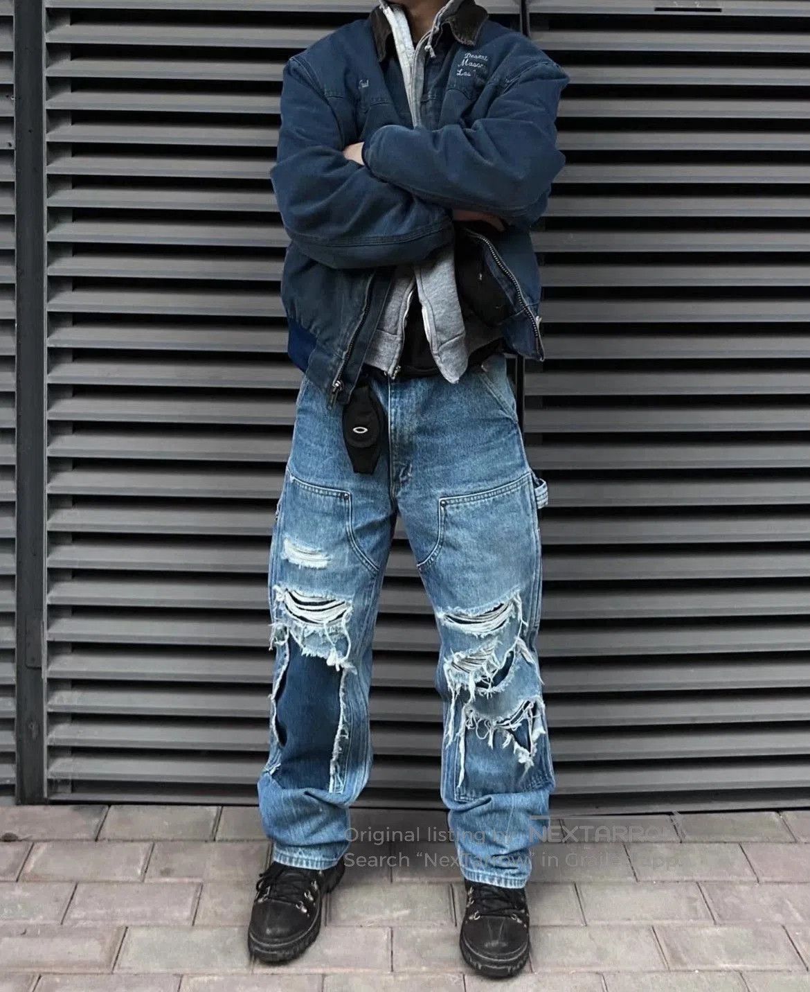 Vintage Vintage Carhartt B07 Denim Double Knee Pants. Size US 34 / EU 50 - 4 Thumbnail