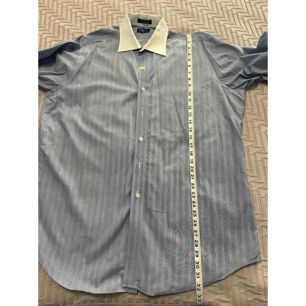 Paul Fredrick Paul Fredrick blue glen check plaid button down size 17 Size US XL / EU 56 / 4 - 7 Thumbnail