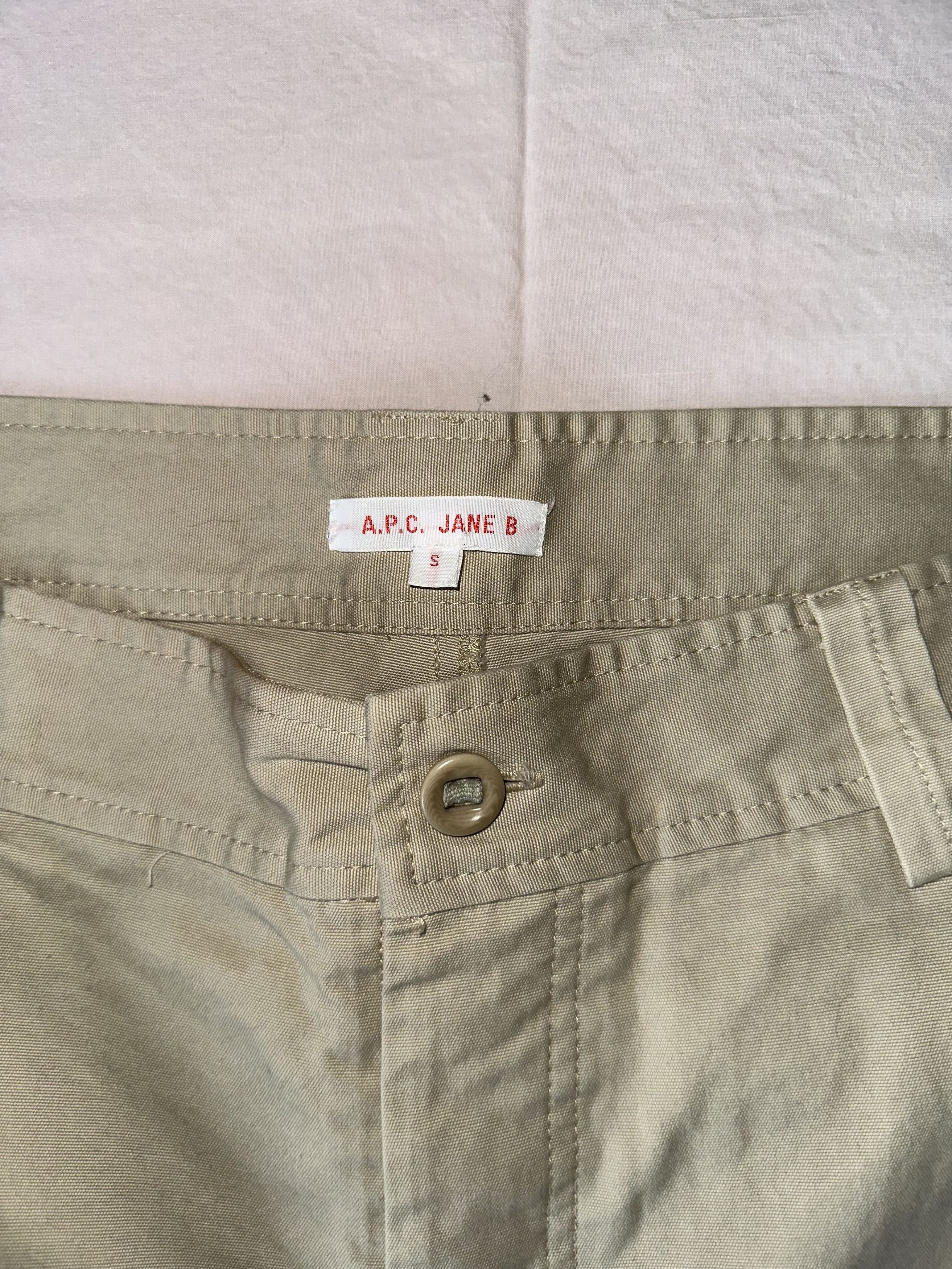 A.P.C. Beige Jane Birkin Edition Nine Cargo Pants Size US 30 / EU 46 - 3 Thumbnail